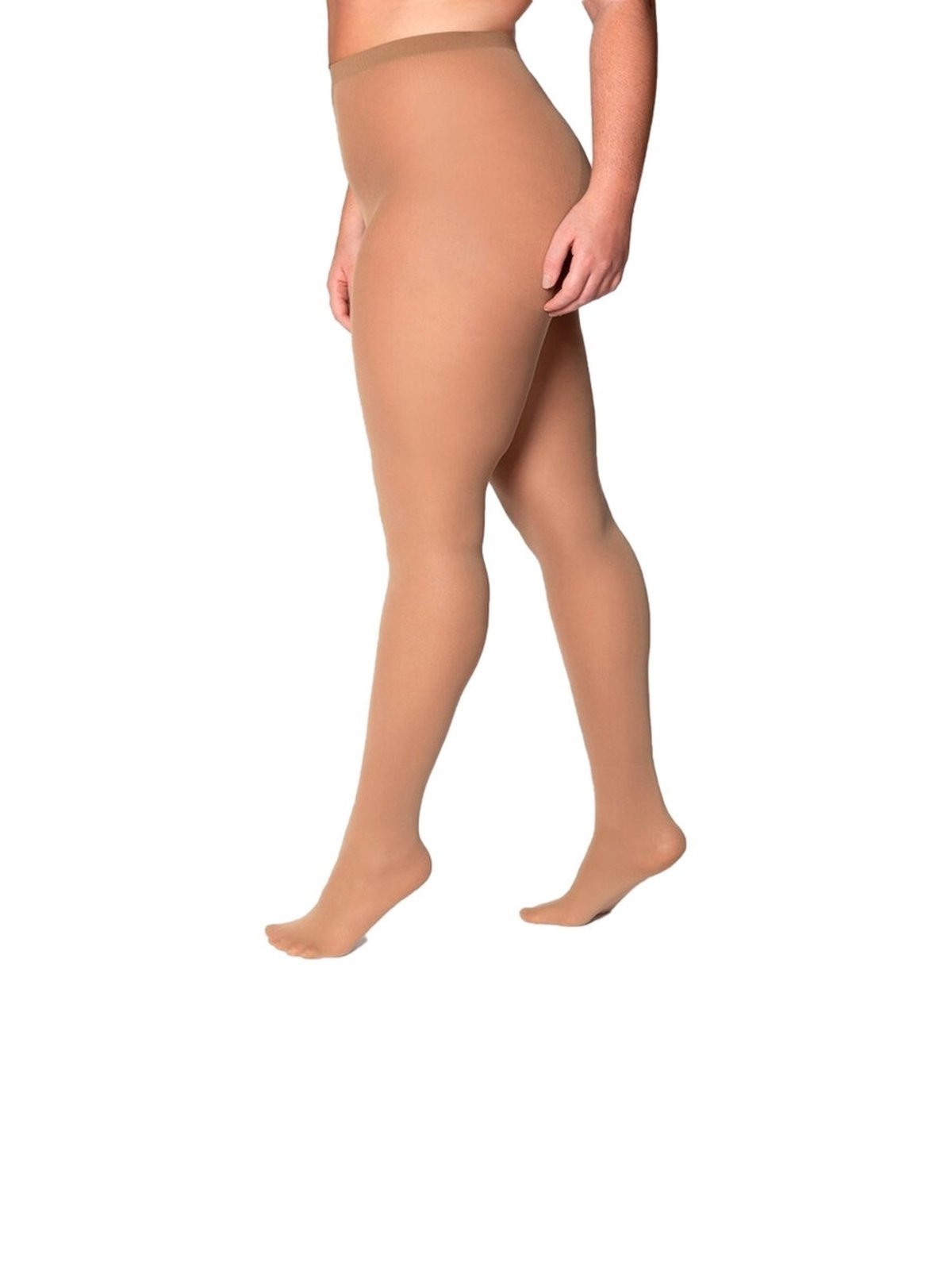 Vista 3 Kit com 3 Meias Calças Fio 40 Opaca Plus Size Loba Lupo preto Lupo preto