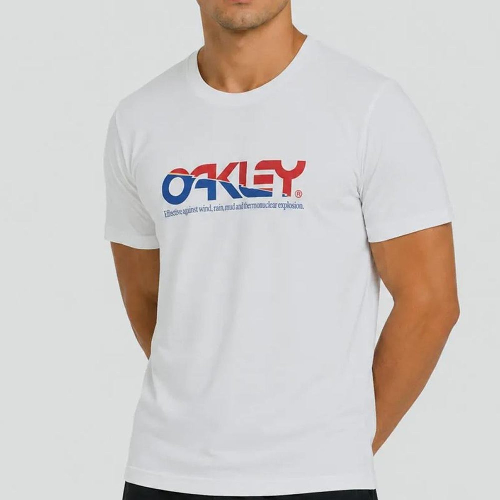 Camiseta Oakley B1B Thunder SS SM27 Masculina Branco