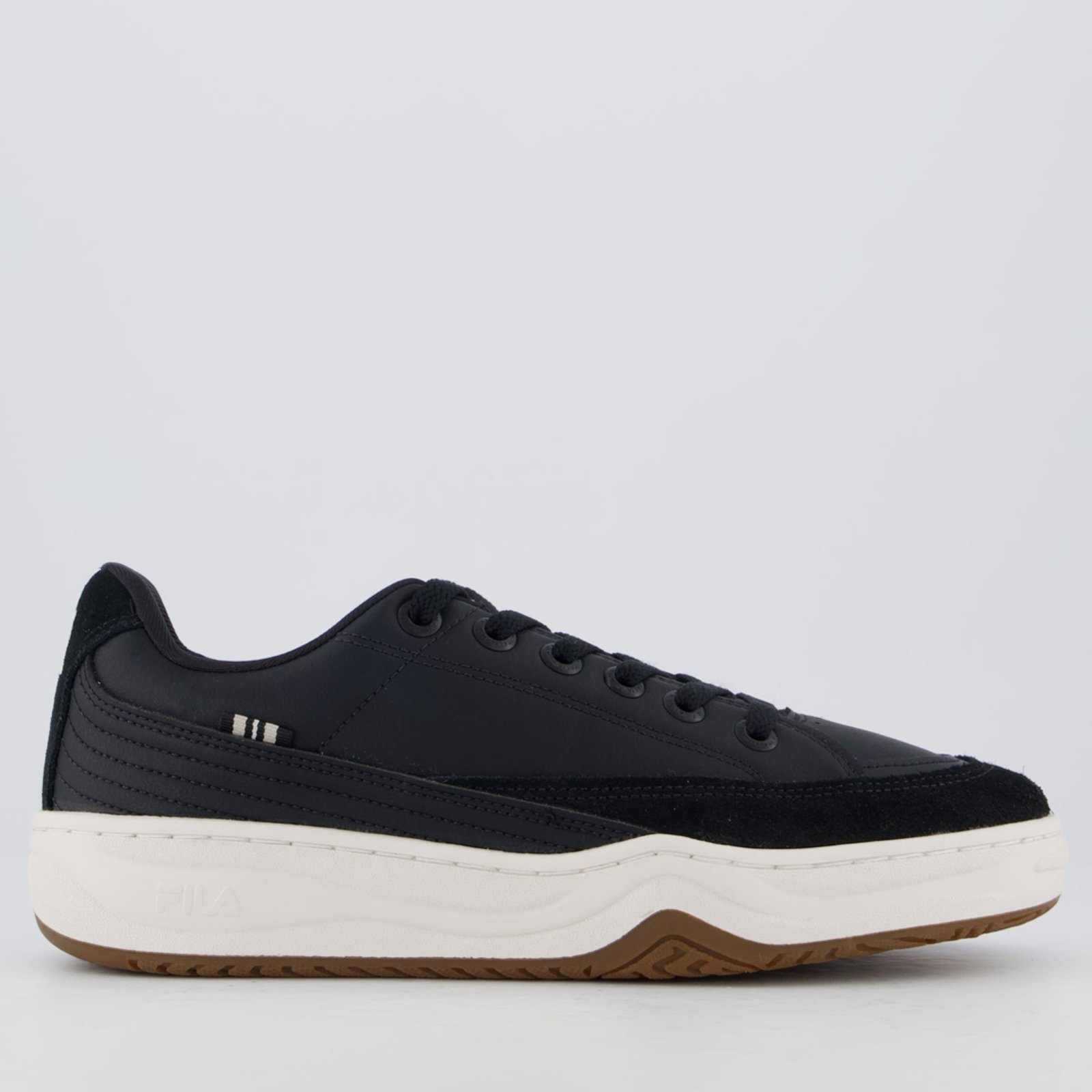Tênis Fila Clubhouse Preto e Off White