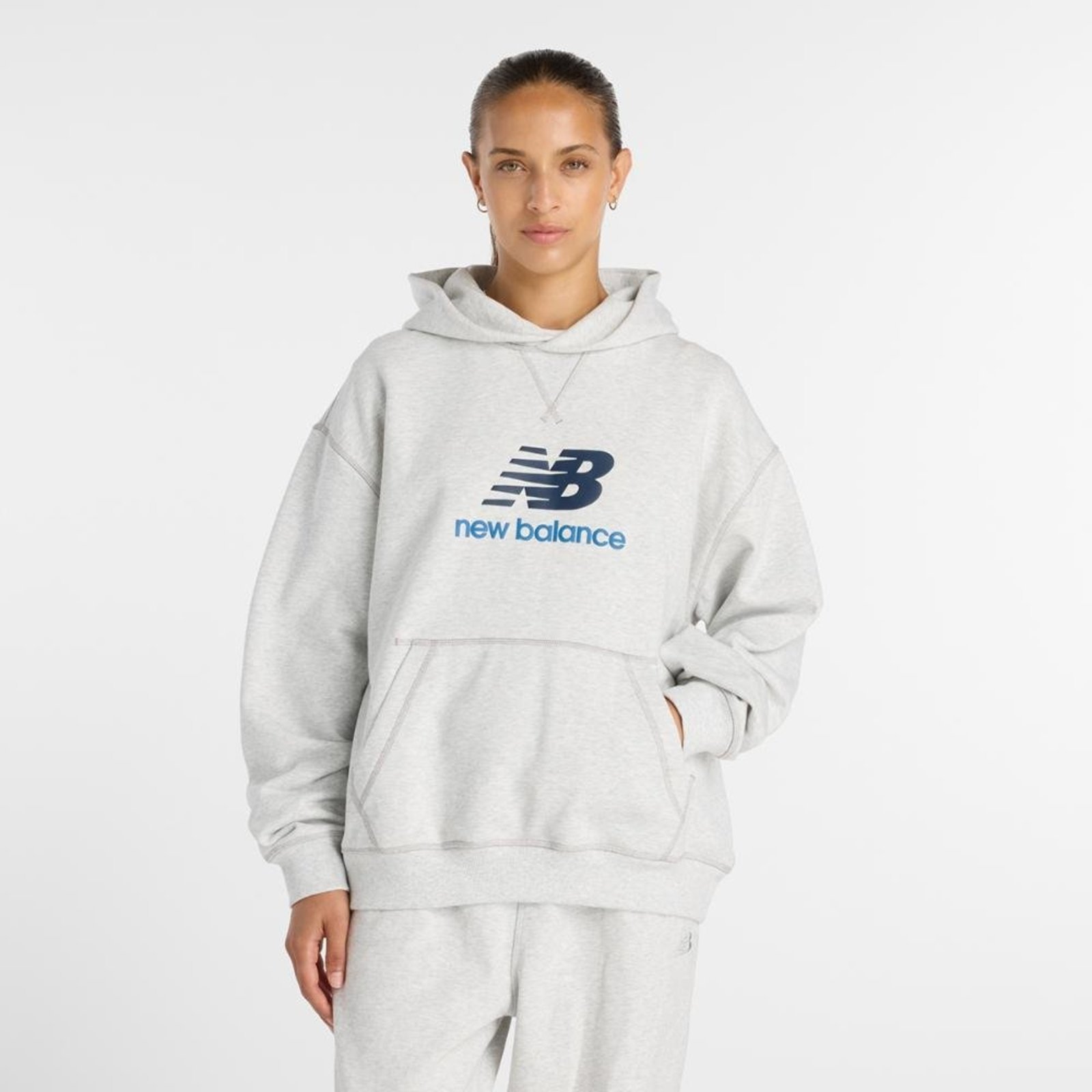 Casaco Com Capuz Athletics Logo Feminino