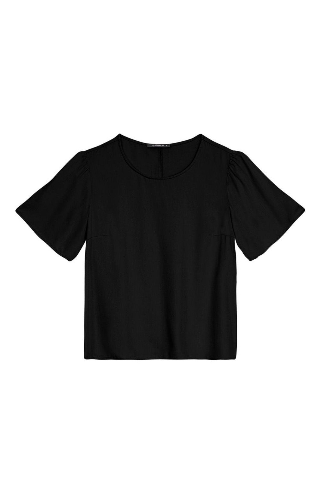 Vista 3 Blusa Feminina Em Viscose Essendi preto Essendi preto