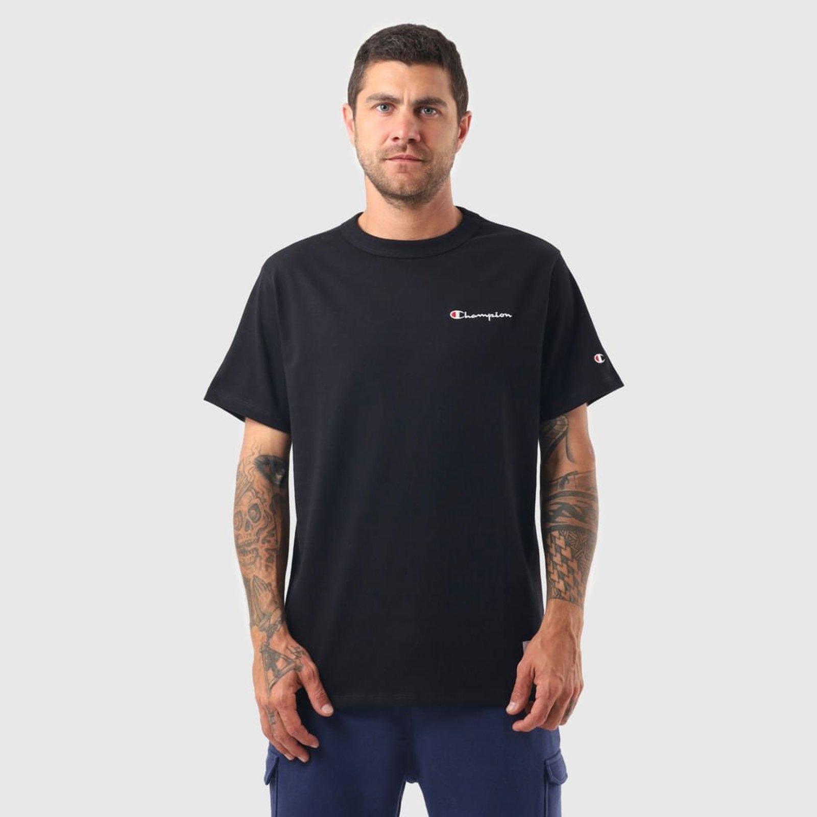 CAMISETA CHAMPION LIFE MINI SCRIPT EMB