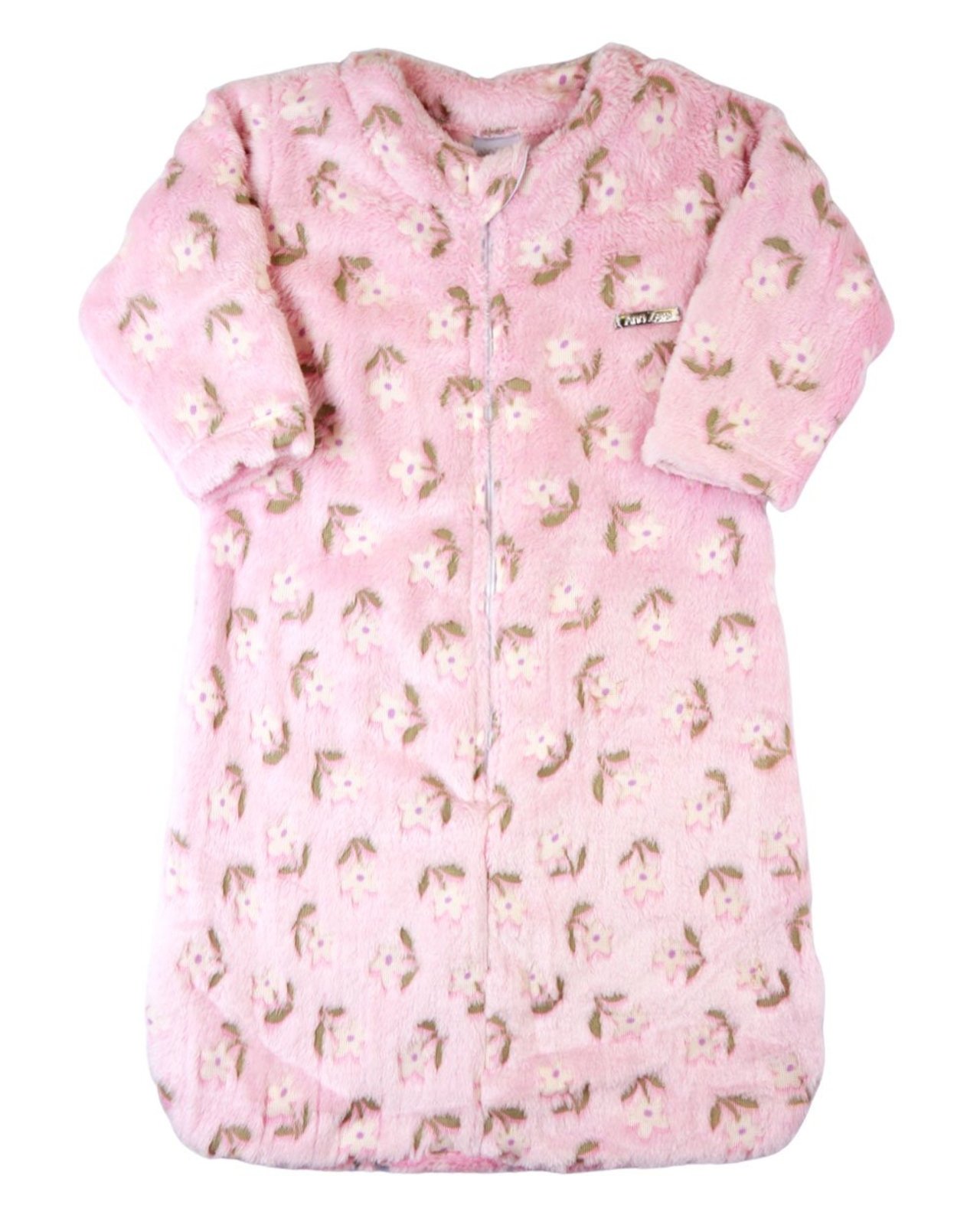 Saco de Dormir Casulo Pijama Cobertor Soft Nuvens Rosa