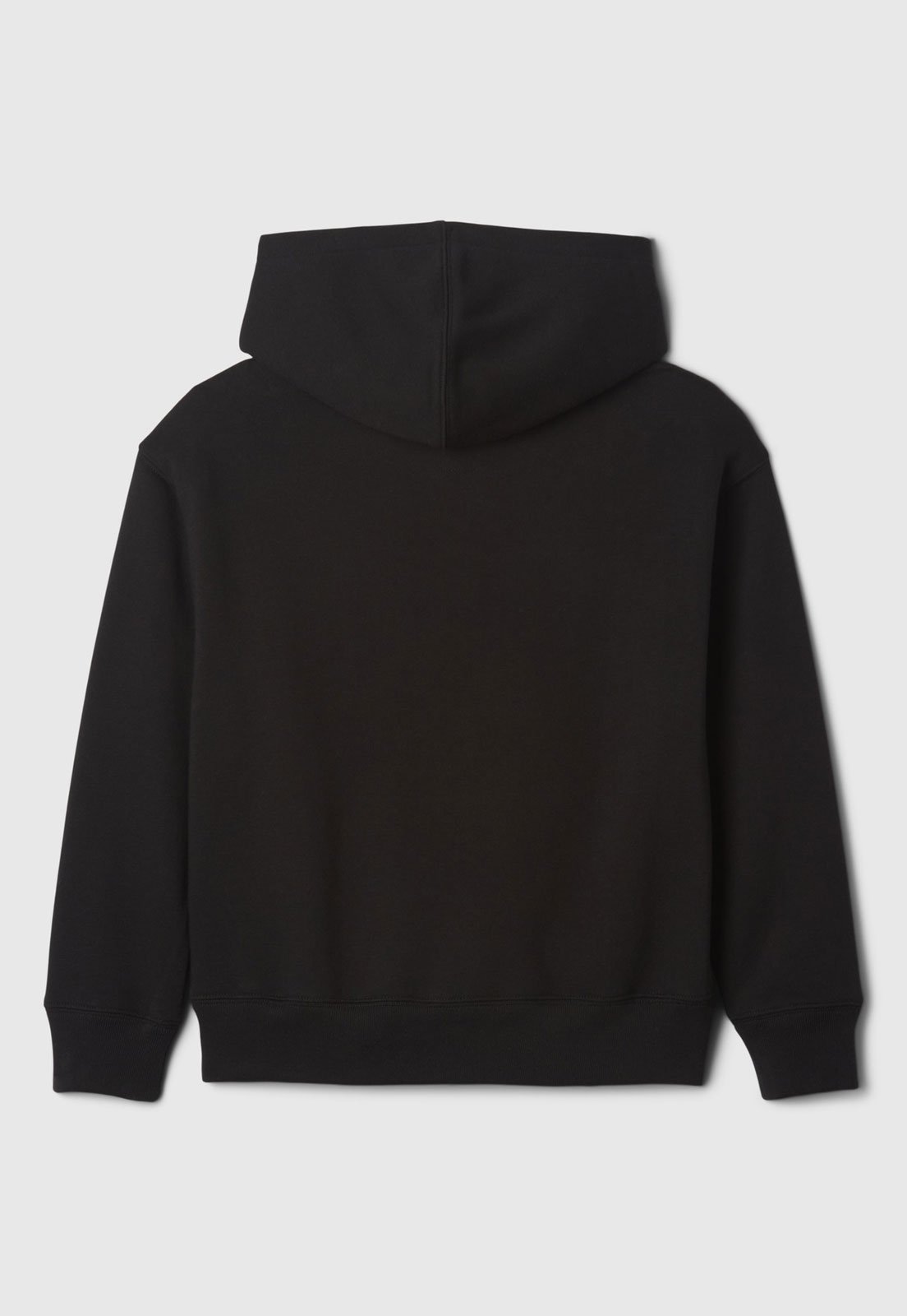 Vista 3 Infantil - Blusa de Moletom GAP Com Capuz Preta preto GAP preto