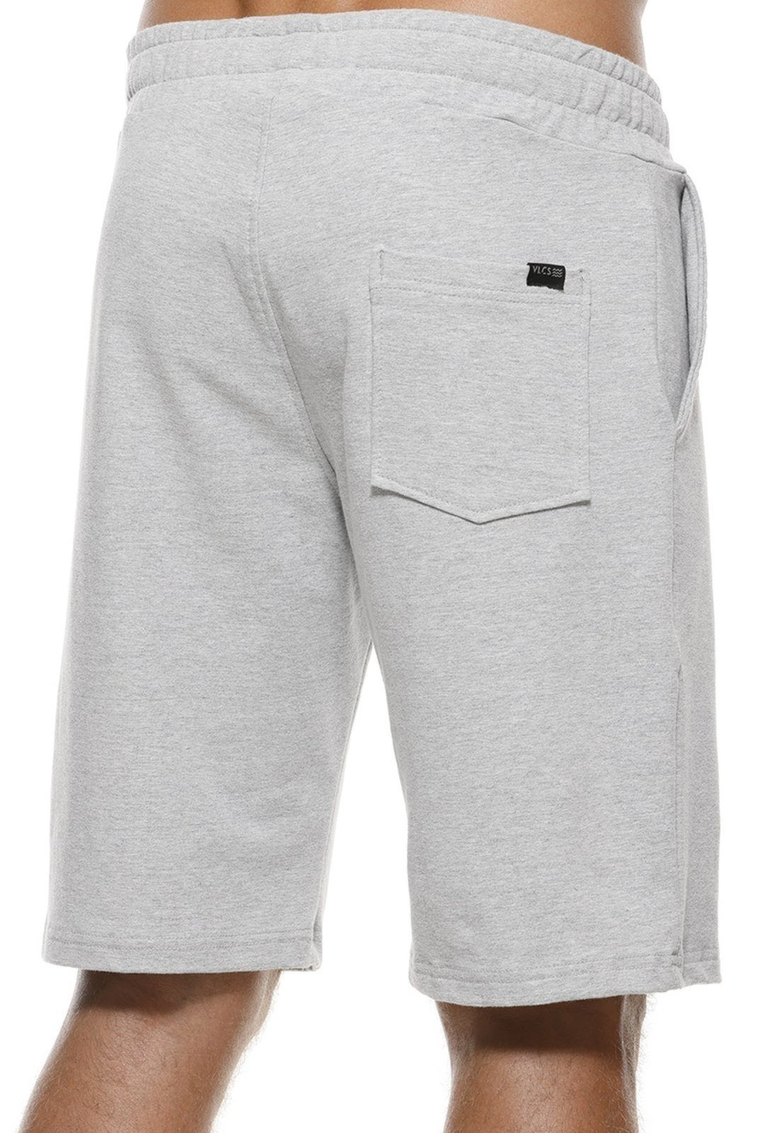 Vista 3 Bermuda Moletom Masculina Classica VLCS VLCS VIOLAÇÕES cinza VLCS VIOLAÇÕES cinza
