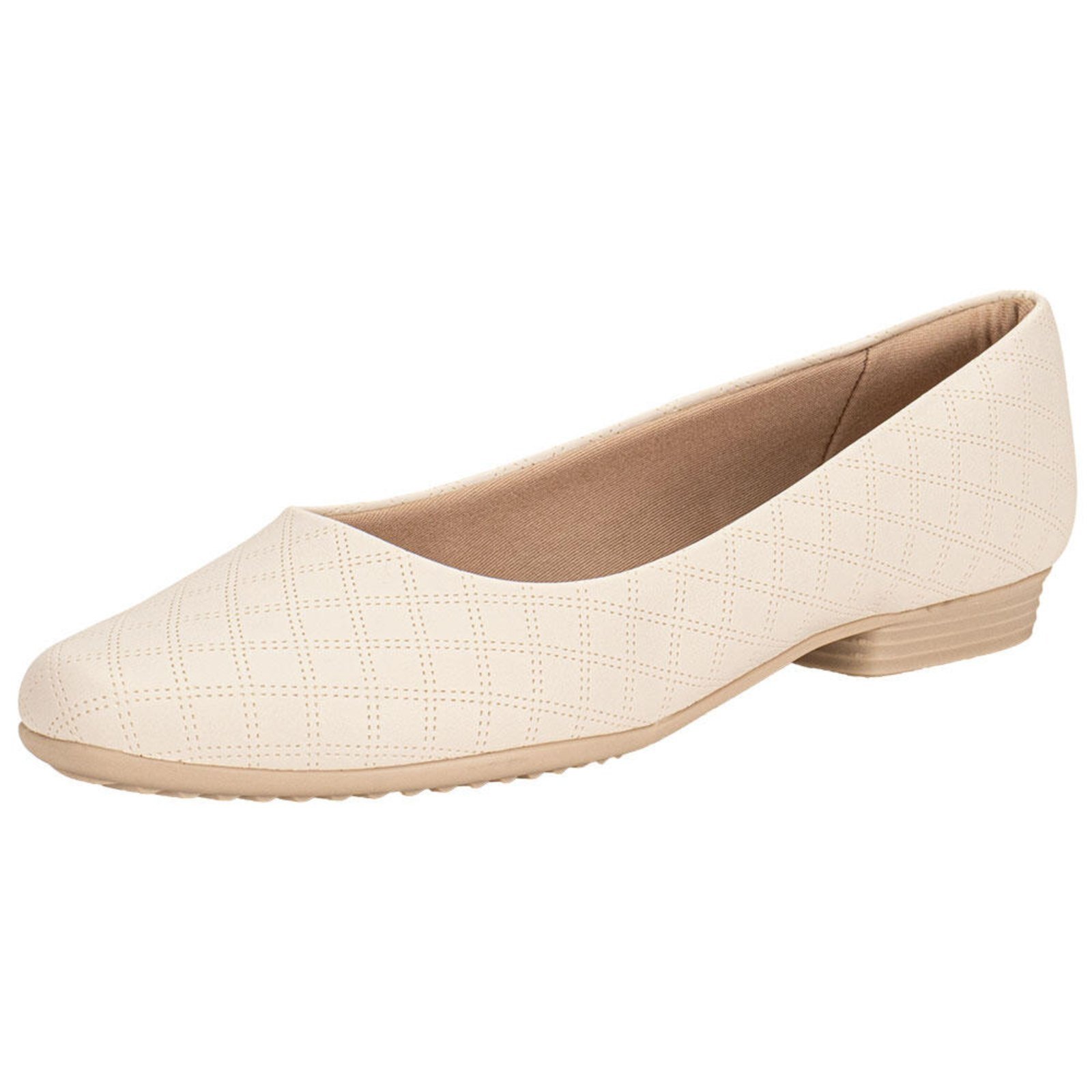 Sapatilha Feminina Flat Piccadilly 250115 0082250 Bege