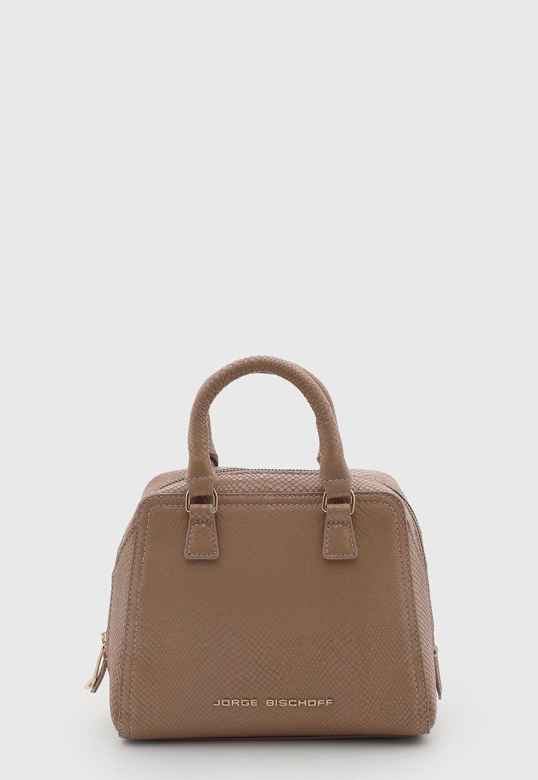 Bolsa Feminina Jorge Bischoff Estruturada Couro Nude