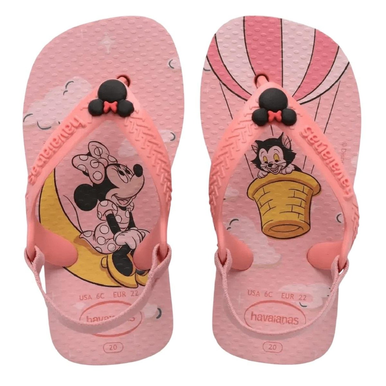 Infantil - Chinelo Havaianas Menina Disney Classics Minnie Rosa
