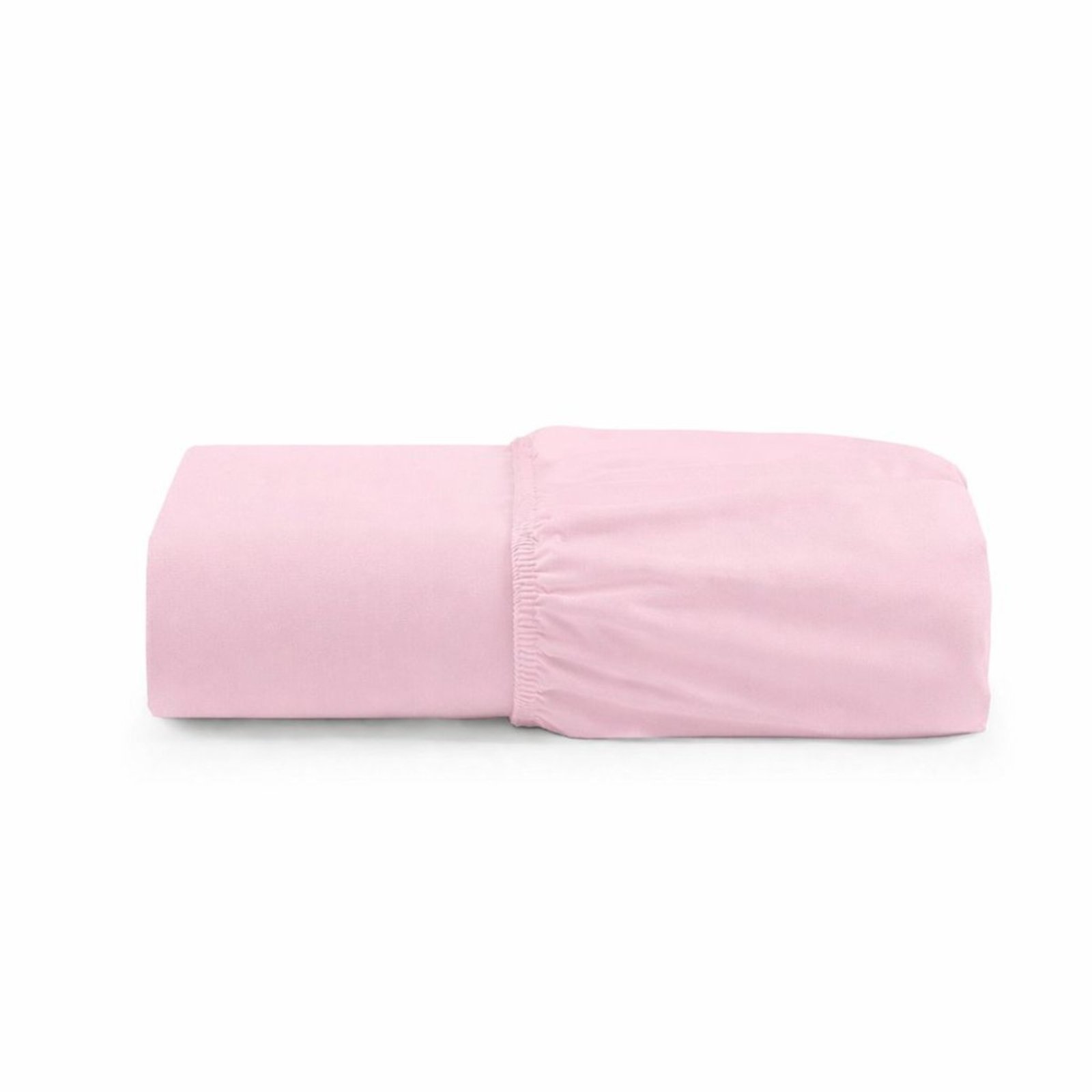 Lençol Premium Soft Avulso de Baixo Casal Padrão com Elástico Micropercal 600 Fios Rosa