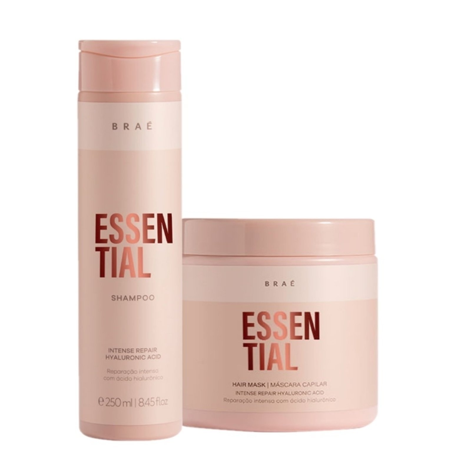 Vista 2 Kit Braé Essential Shampoo e Máscara G (2 produtos) multicolorido BRAÉ multicolorido