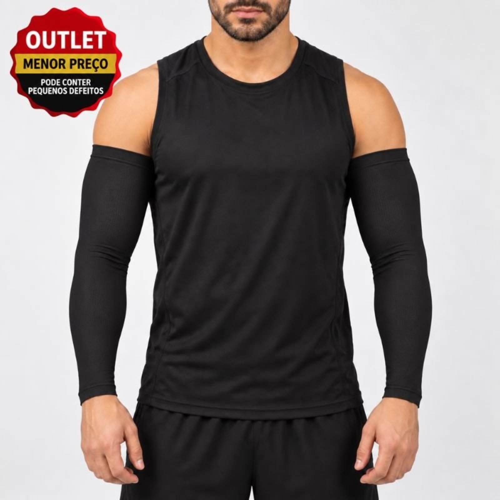 Outlet - Kit 3 Manguito Proteção Uv Pequenos Defeitos Sortidas