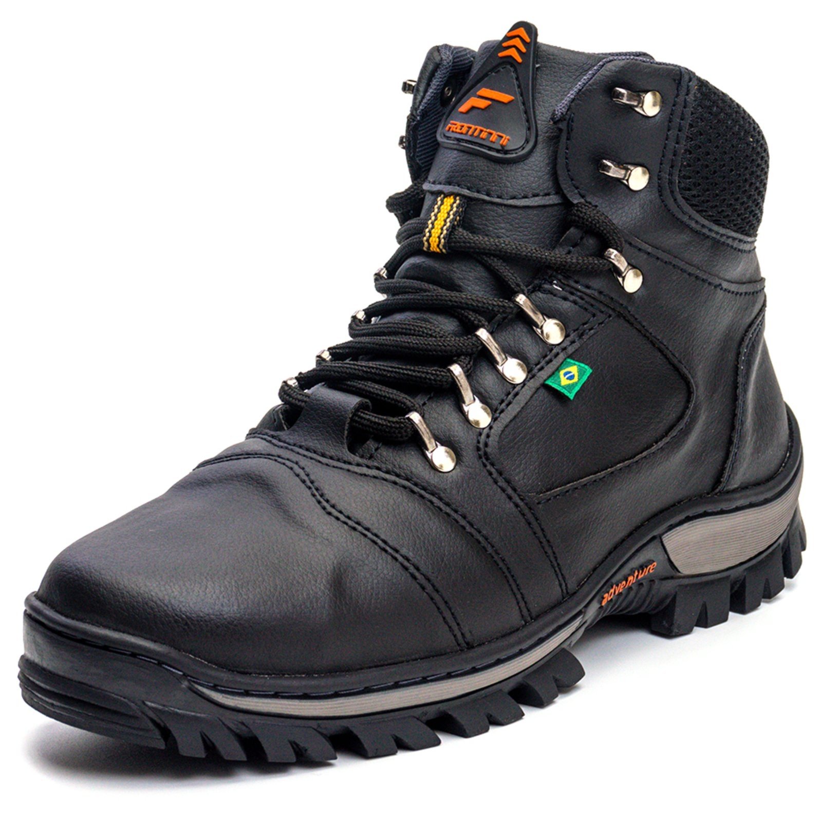 Vista 3 Cuturno Adventure Masculino Lavini Bota Segurança Trabalho Lavini Shoes preto Lavini Shoes preto