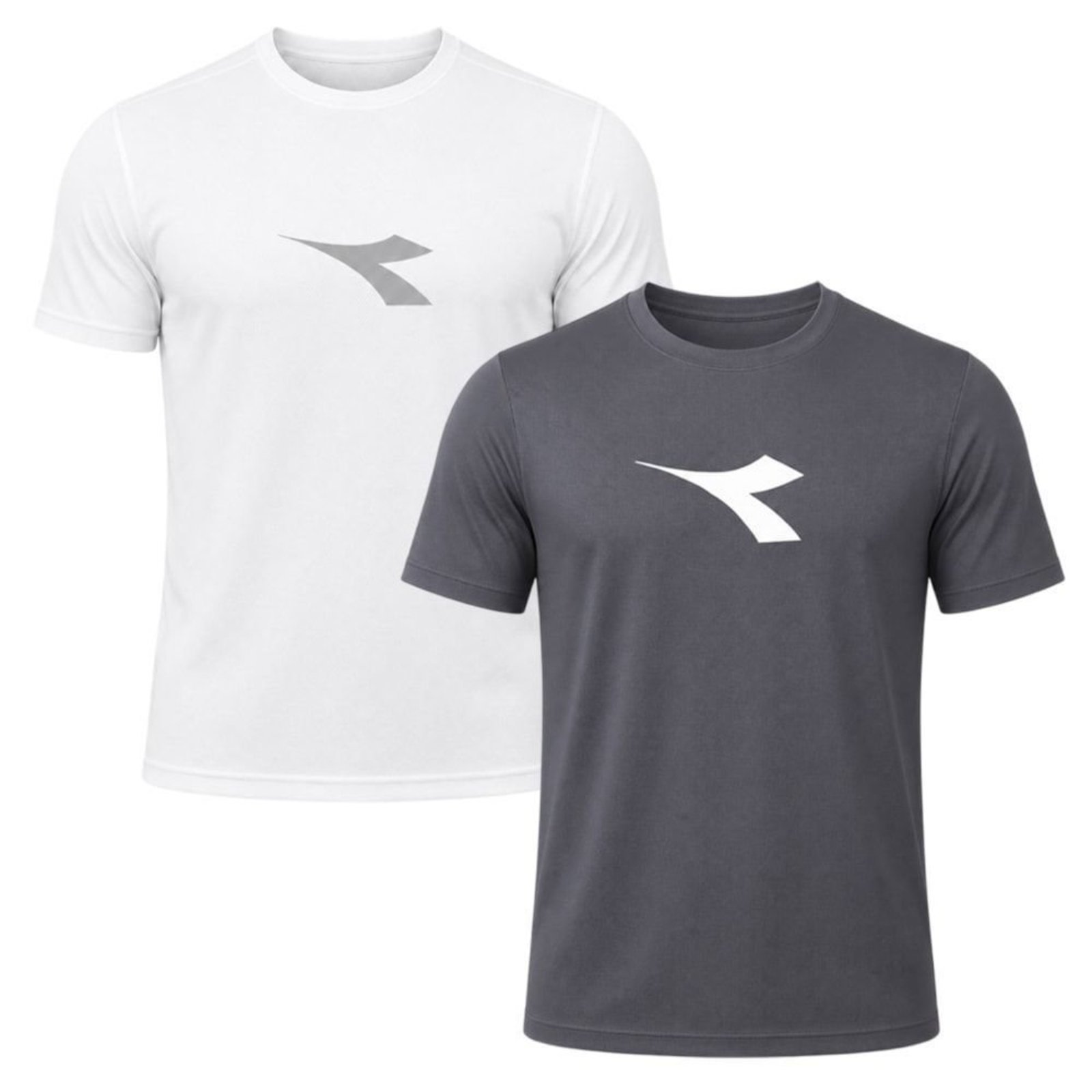 Kit 2 Camisetas Diadora Big Logo Masculino - Cinza - Diadora