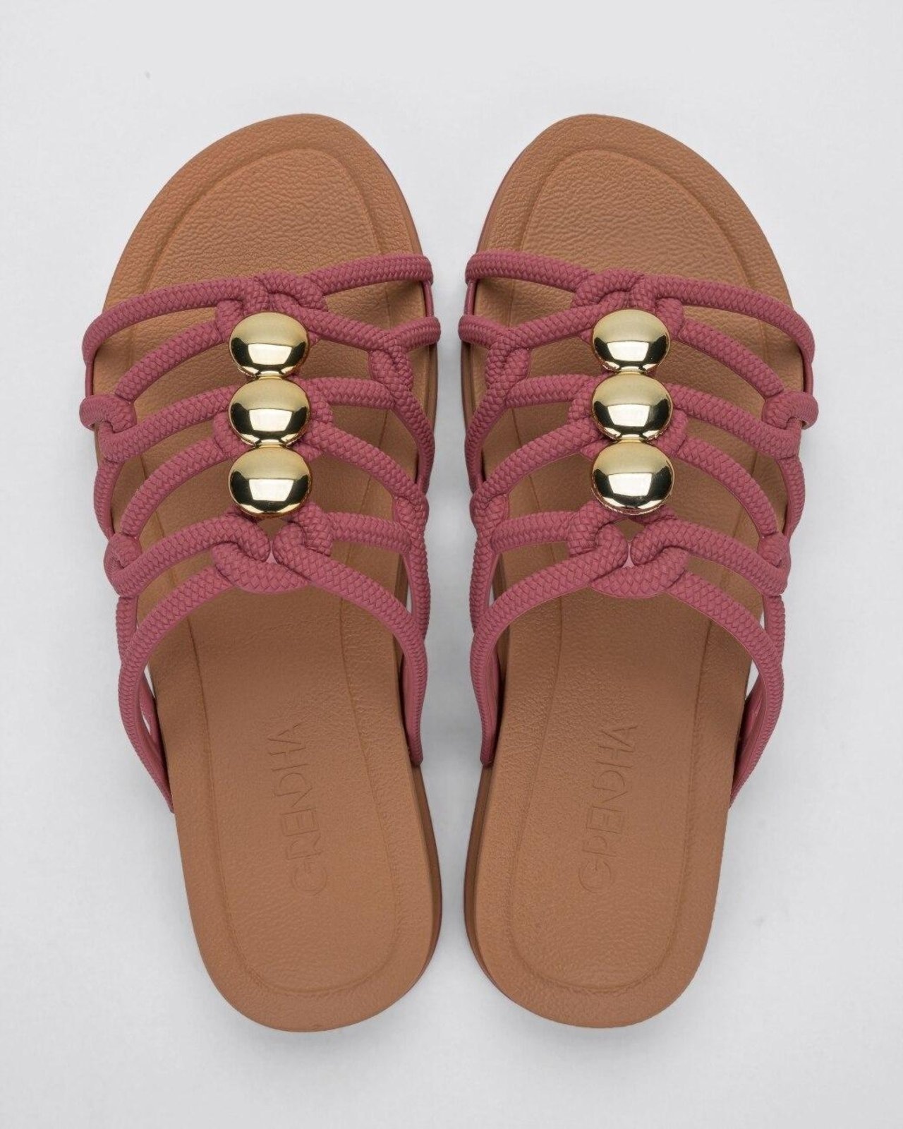 Chinelo Slide Feminino Grendha Envolver Vermelho