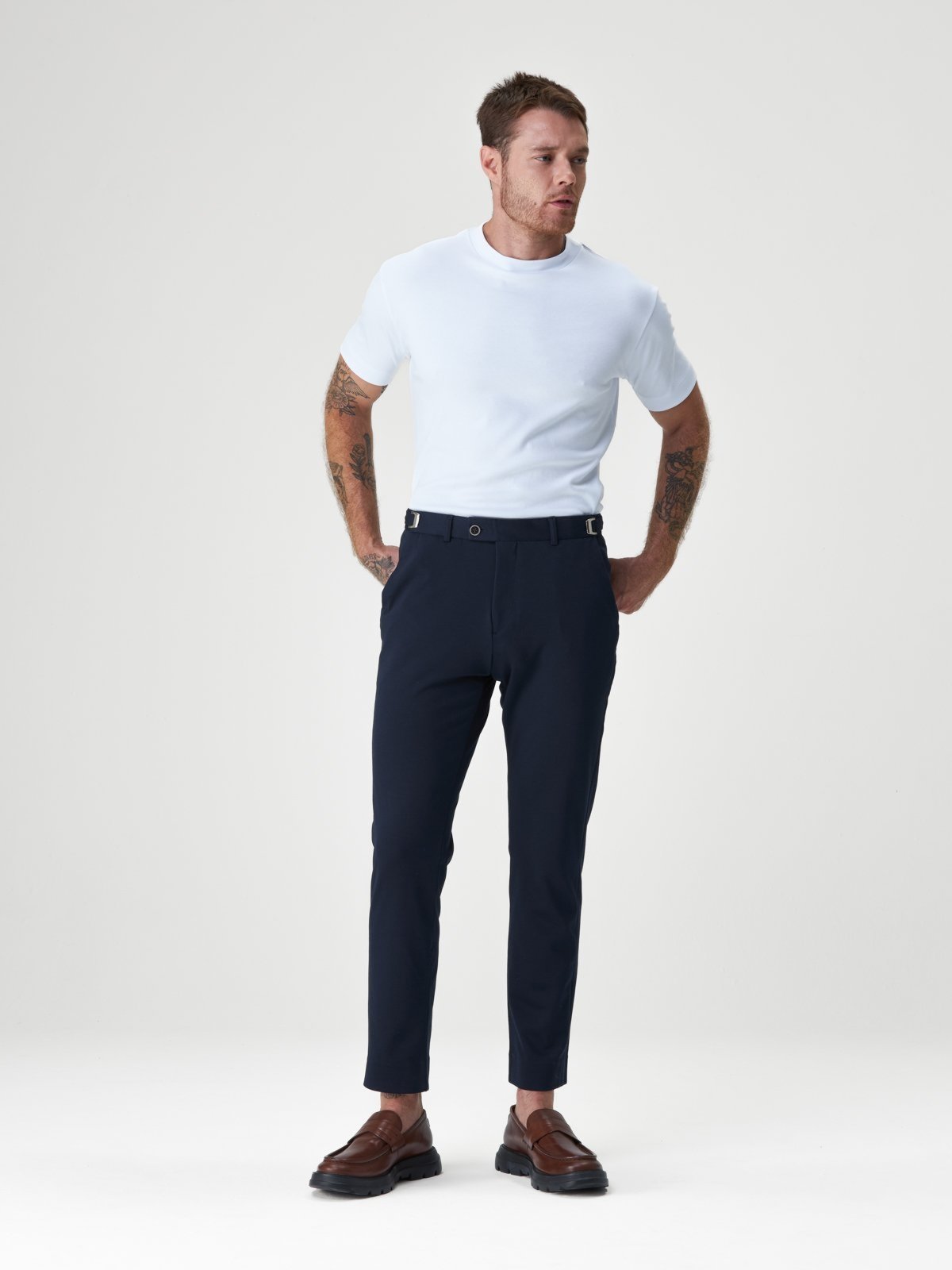 Calça Alfaiataria Allure Azul Marinho