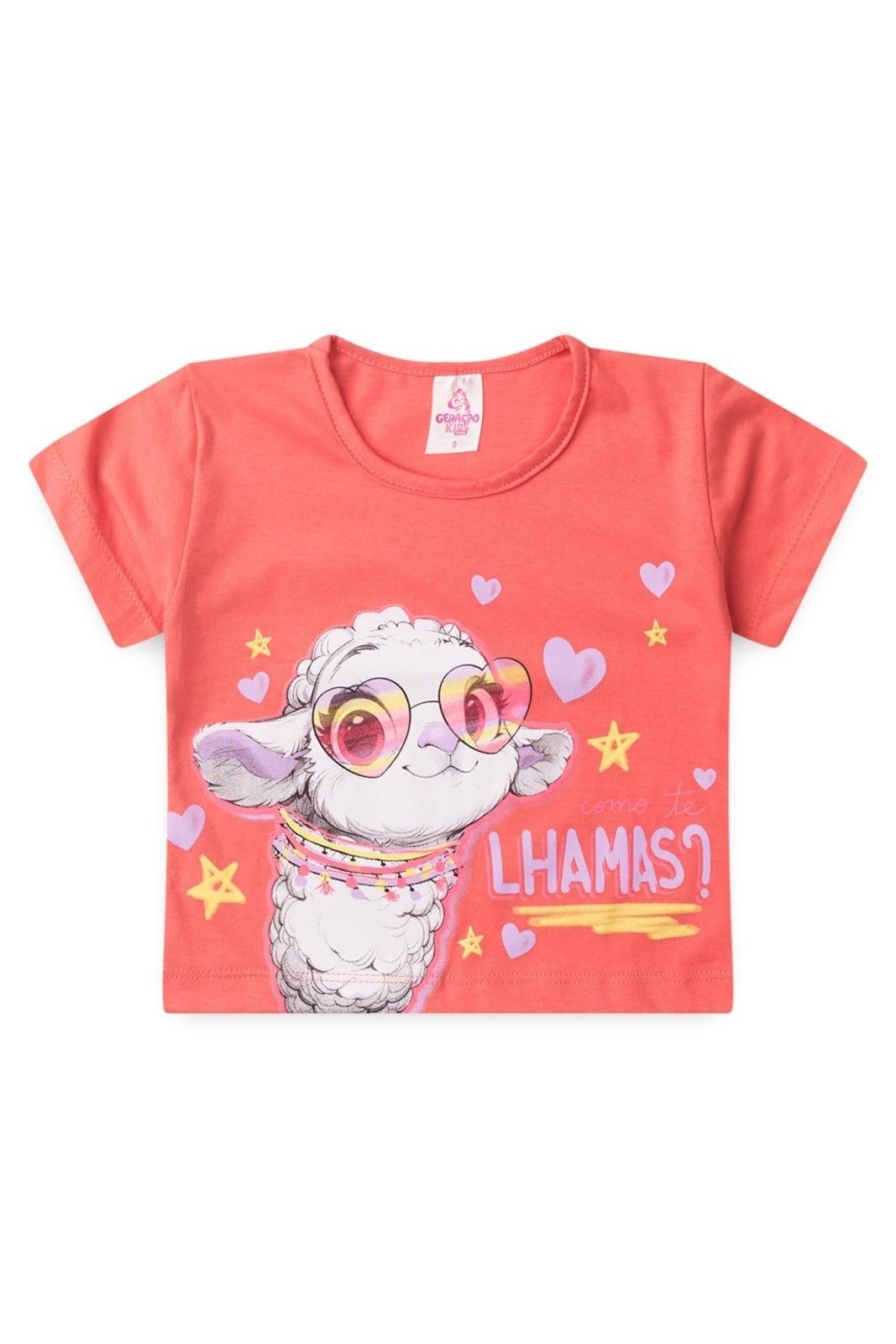 Infantil – Conjunto de Verão para Menina Blusa Cropped e Shorts Ovelhinha – GKS
