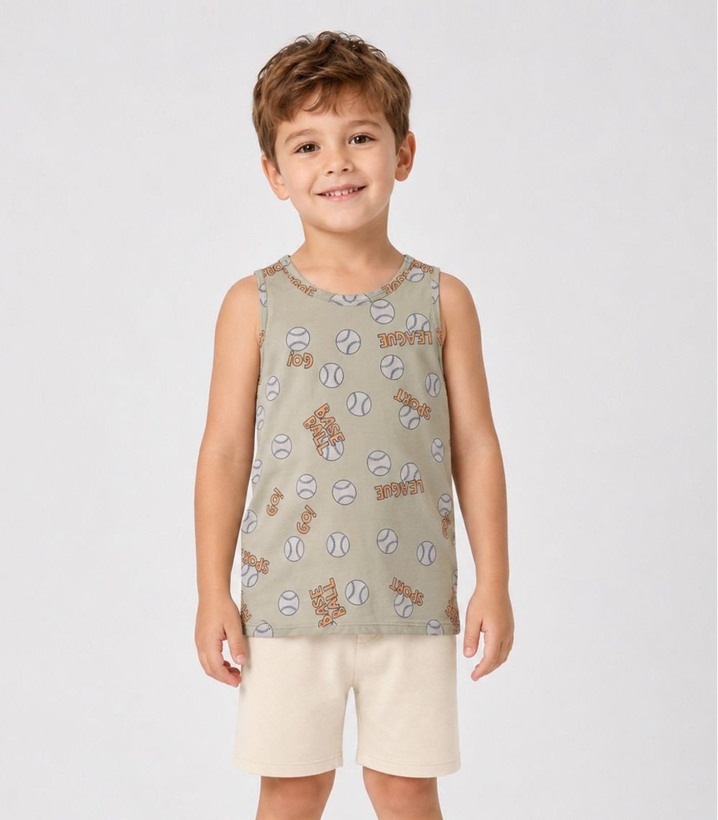 Infantil - Conjunto Machão e Bermuda Select Verde