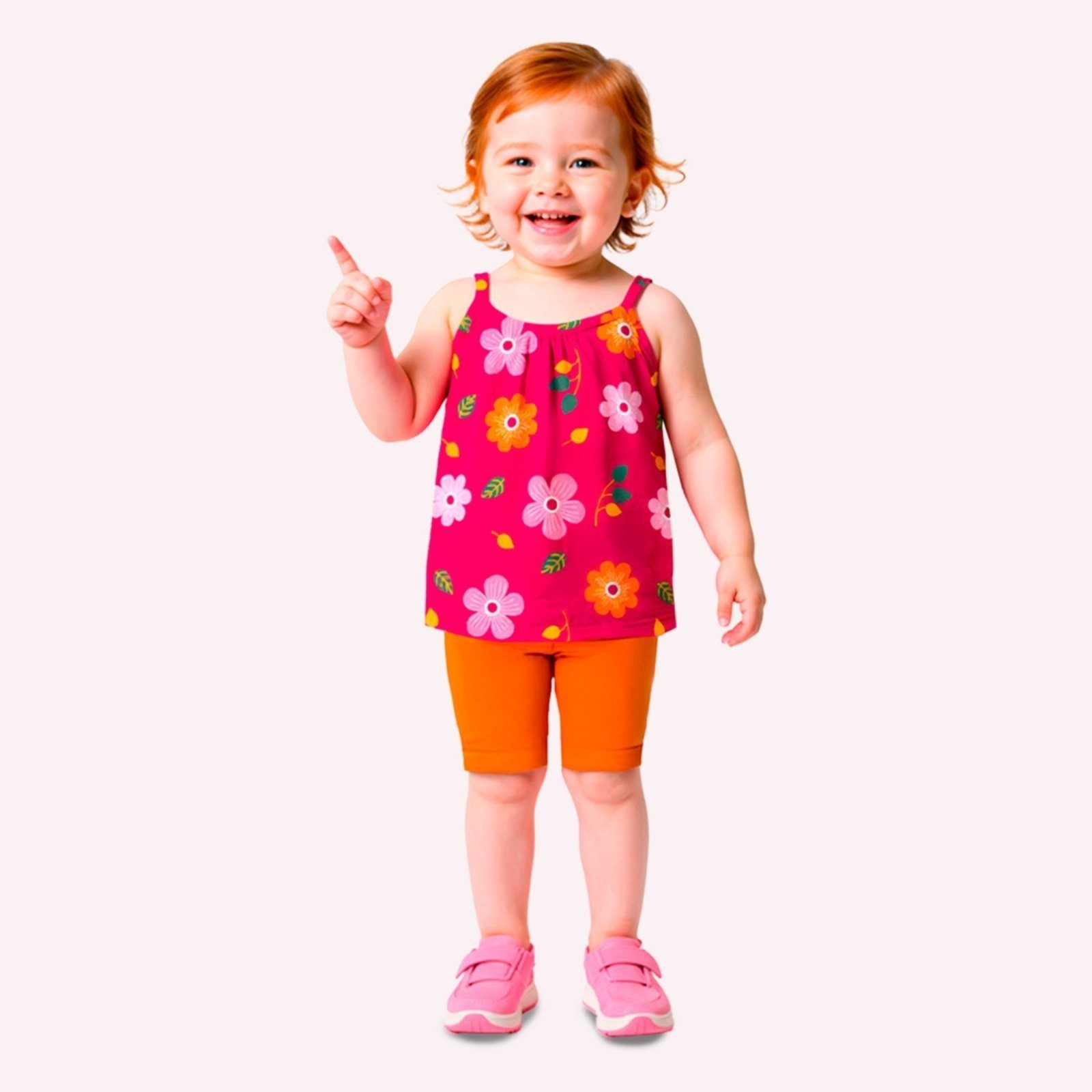 Infantil - Conjunto Menina Flores Kyly