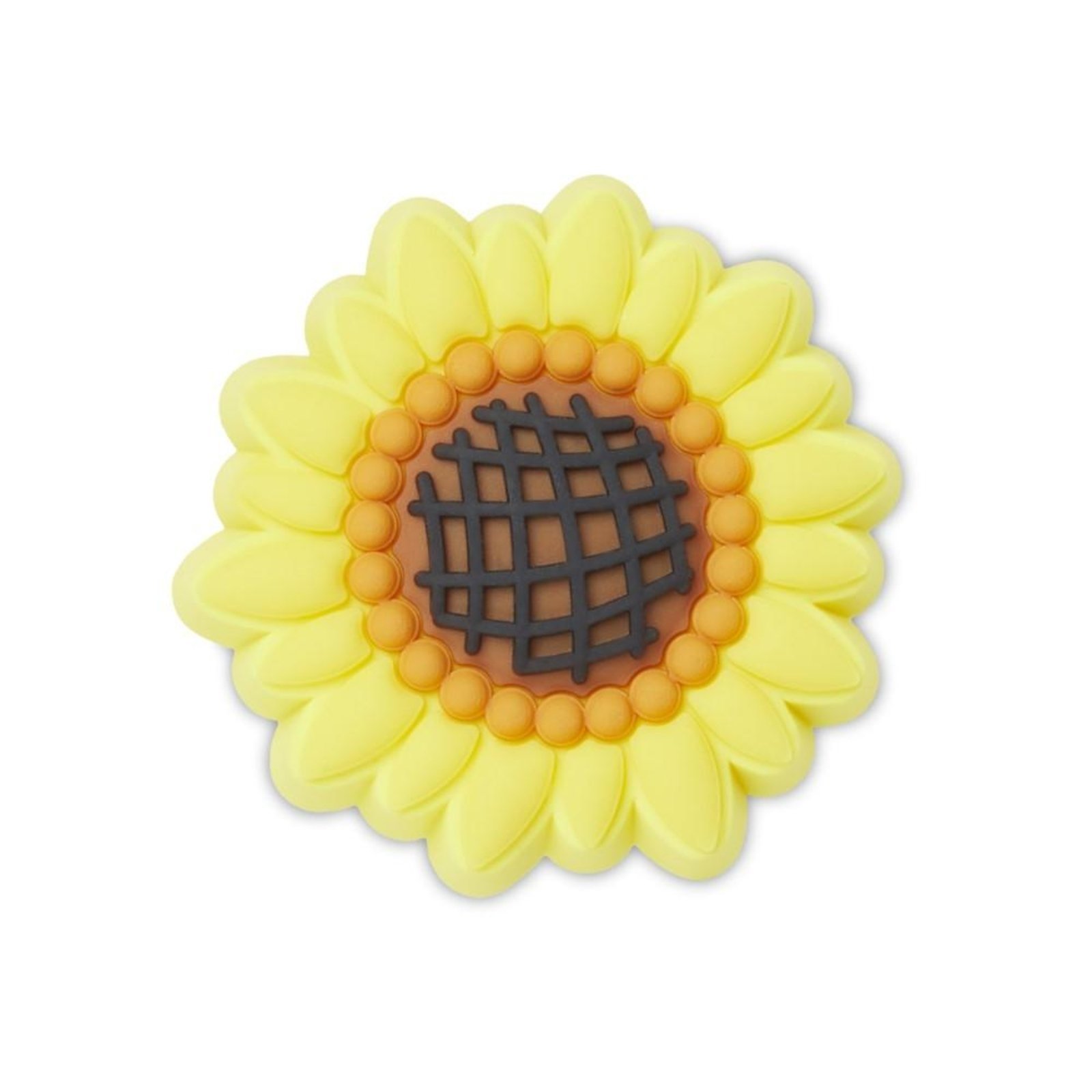 Vista 2 Infantil - Jibbitz™ Girassol Detalhado Crocs branco