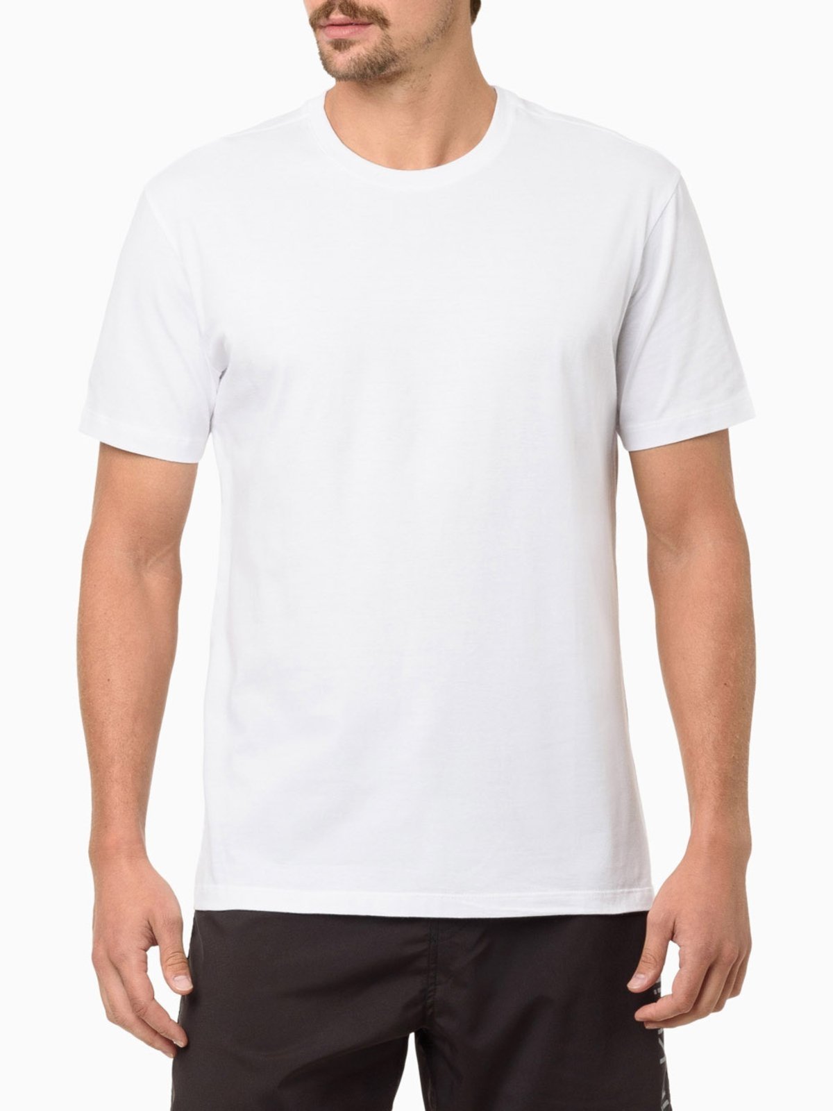 Camiseta Manga Curta Swimwear Logo Costas Calvin Klein Swimwear – Branco Calvin Klein Swimwear