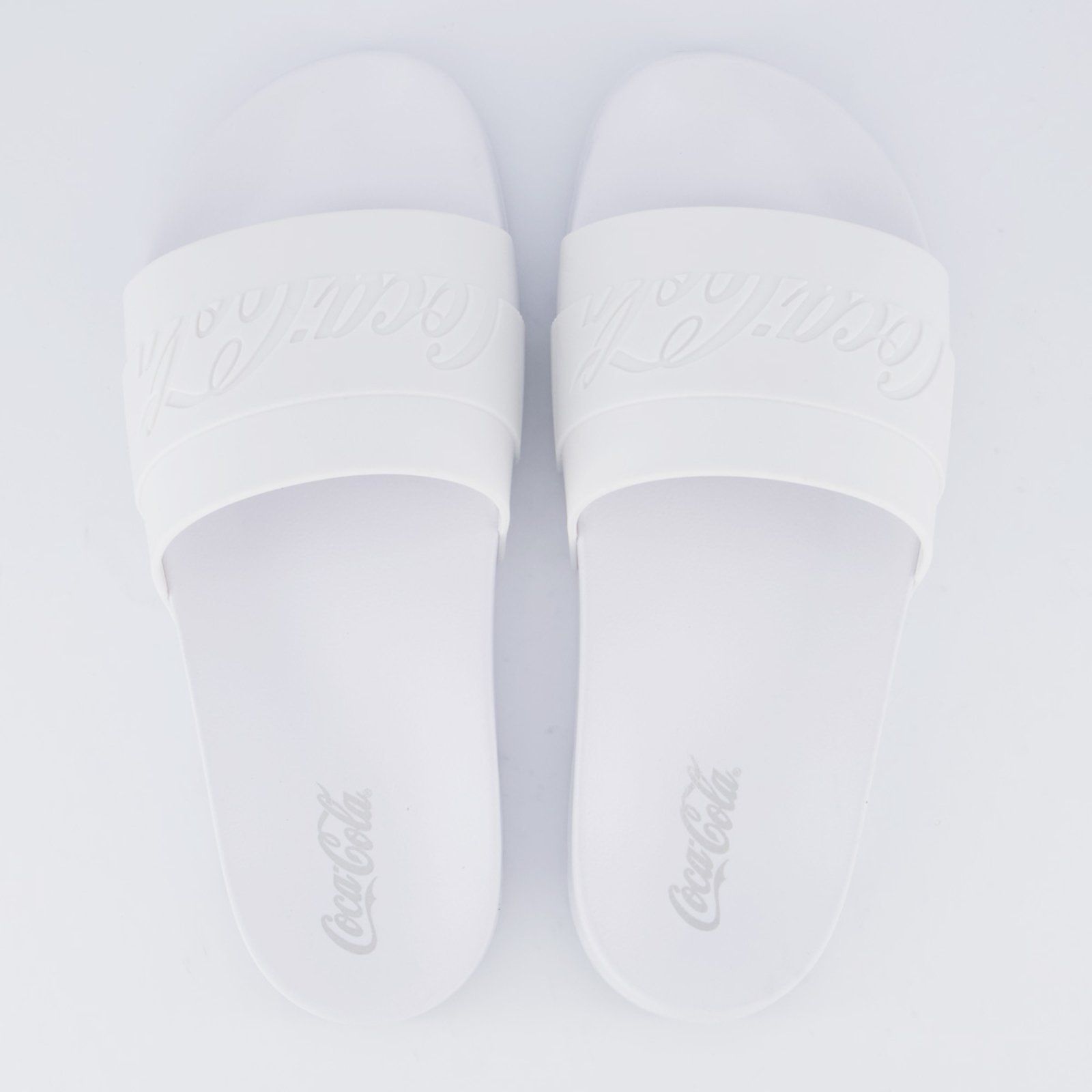 Chinelo Coca Cola Injetado Slide Elevate Branco