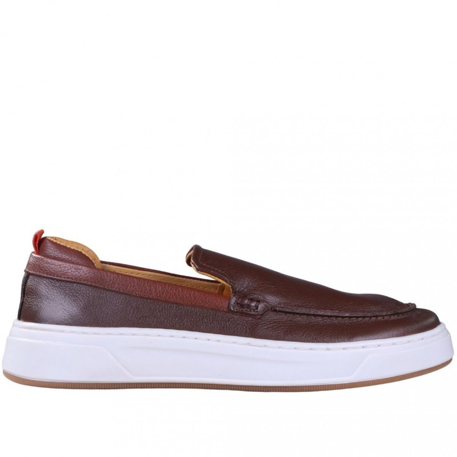 Sapatênis Masculino em Couro Zariff Mrk003fc Zariff Marrom