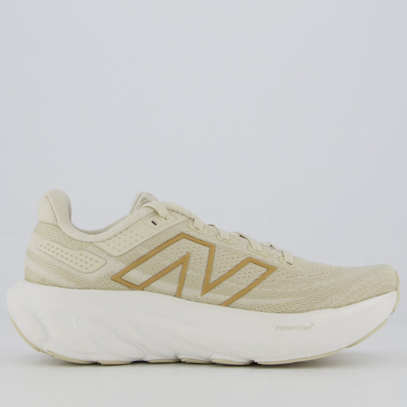 Vista 2 Tênis New Balance Fresh Foam 1080V13 Feminino bege New Balance bege