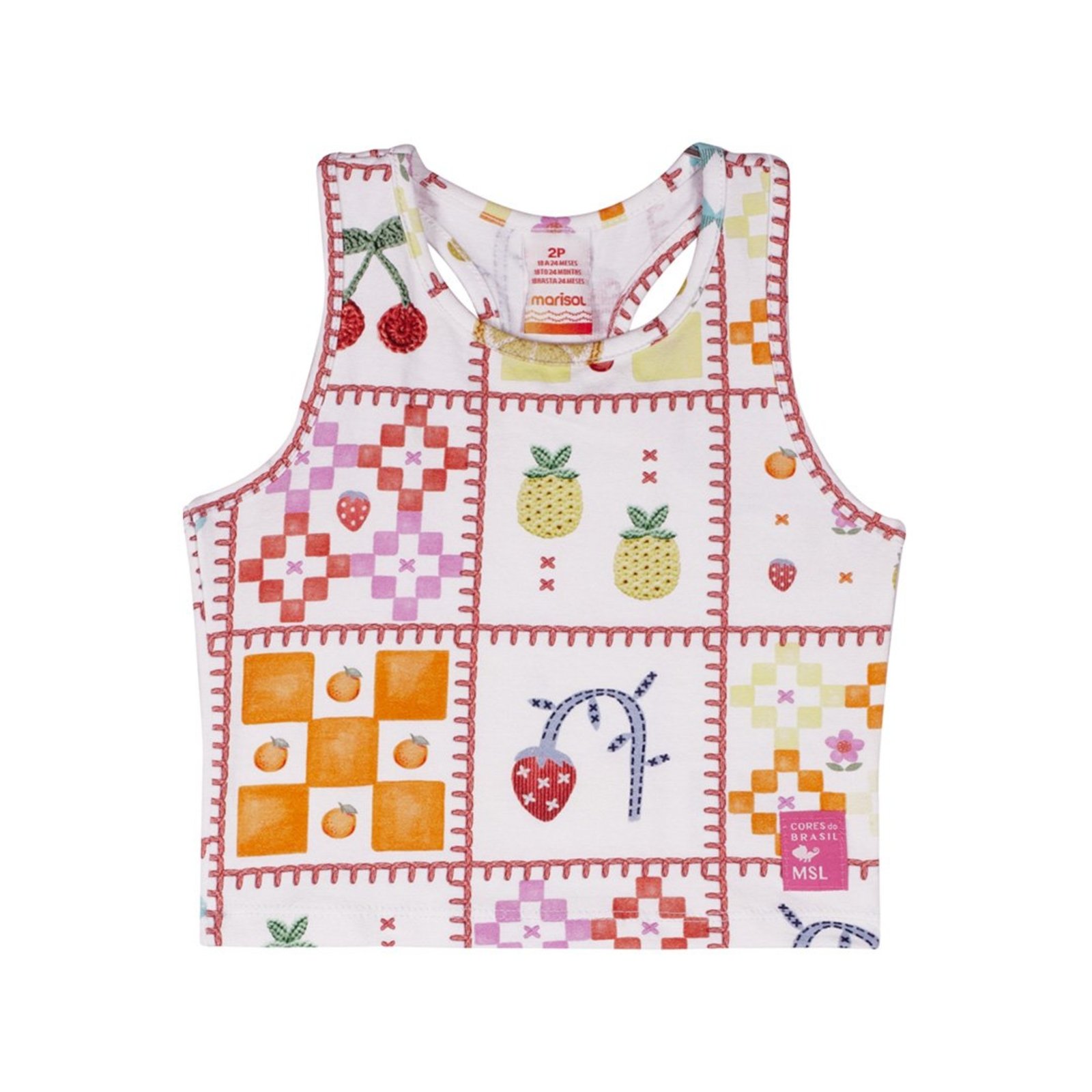 Infantil - Regata Estampada Menina Marisol