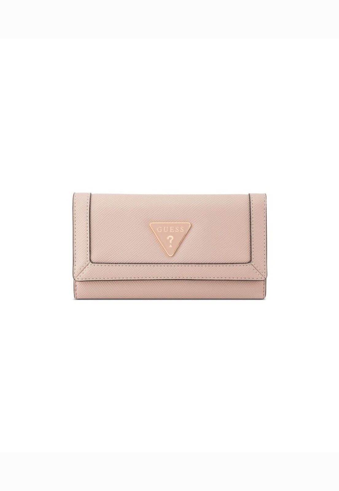 Carteira Guess Cadence Slim Clutch Rosa Claro