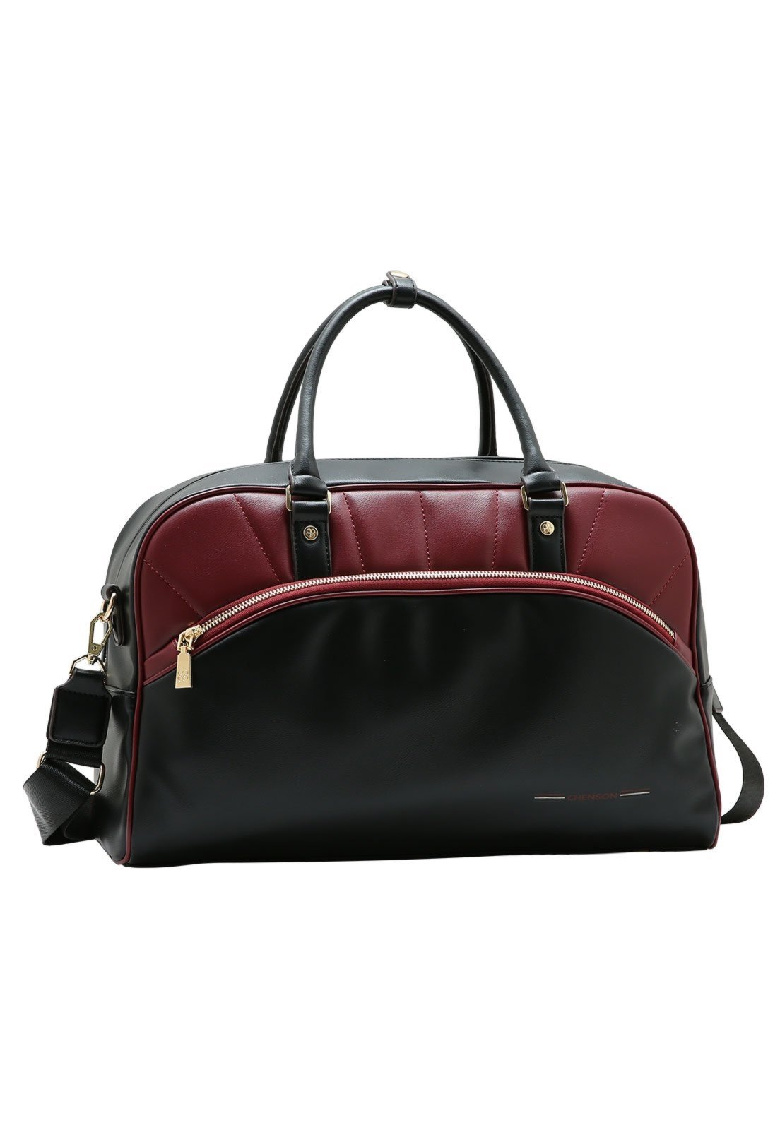 Bolsa Feminina Chenson Sport Chic Com Suporte de Mala 3485585 Preto