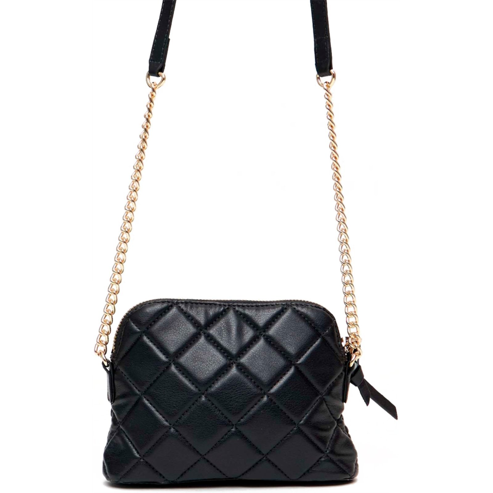 Vista 3 Bolsa Crossbody Lança Perfume Matelase Pr25 Feminino preto preto