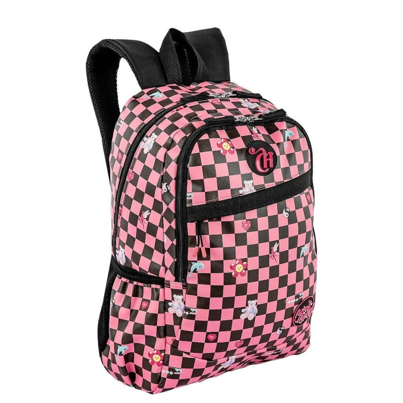Vista 3 Infantil - Mochila Sestini Grande Capricho Pop Cosmic Gang incolor Sestini incolor