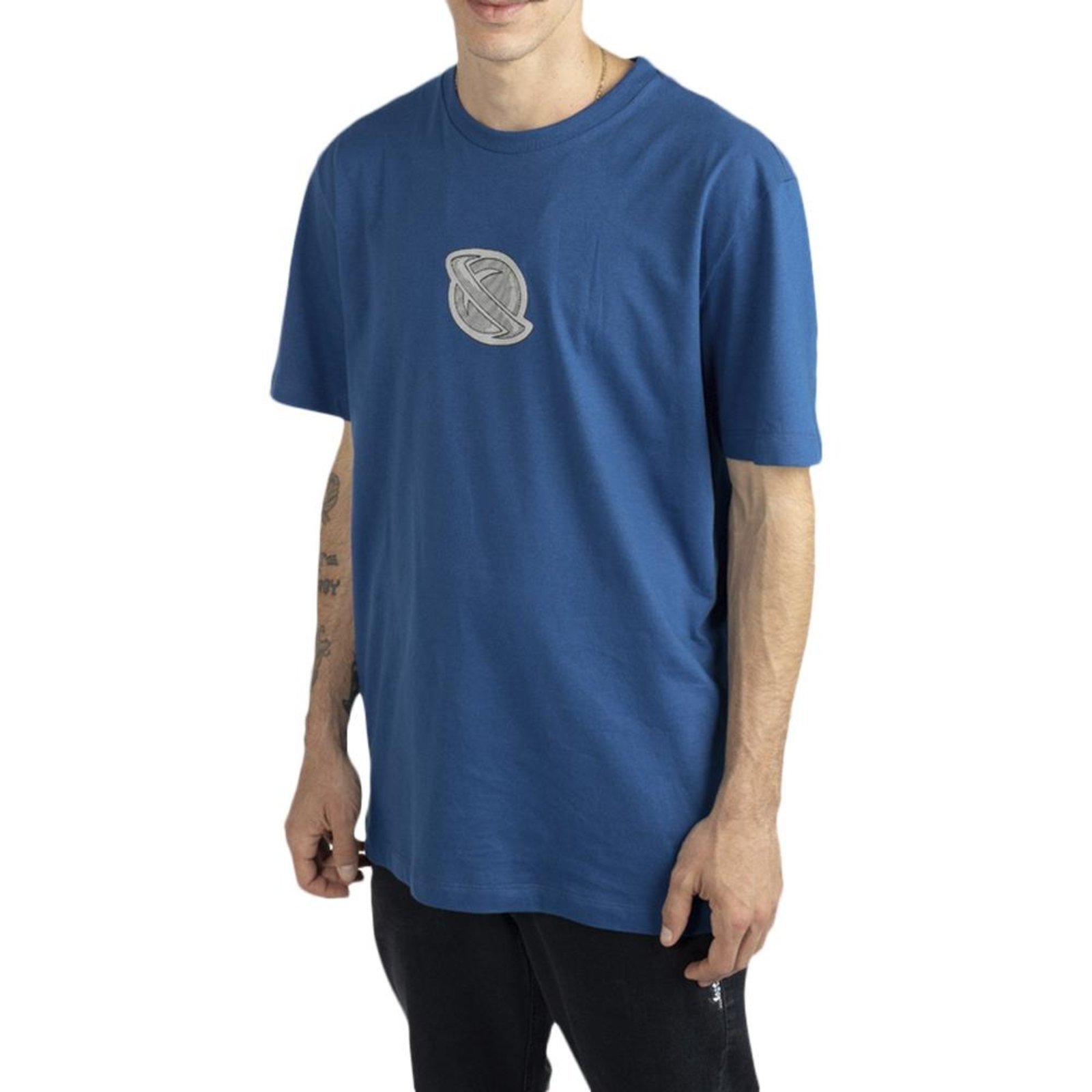 Camiseta Lost Saturn Reflective WT23 Masculina Dark Marinho