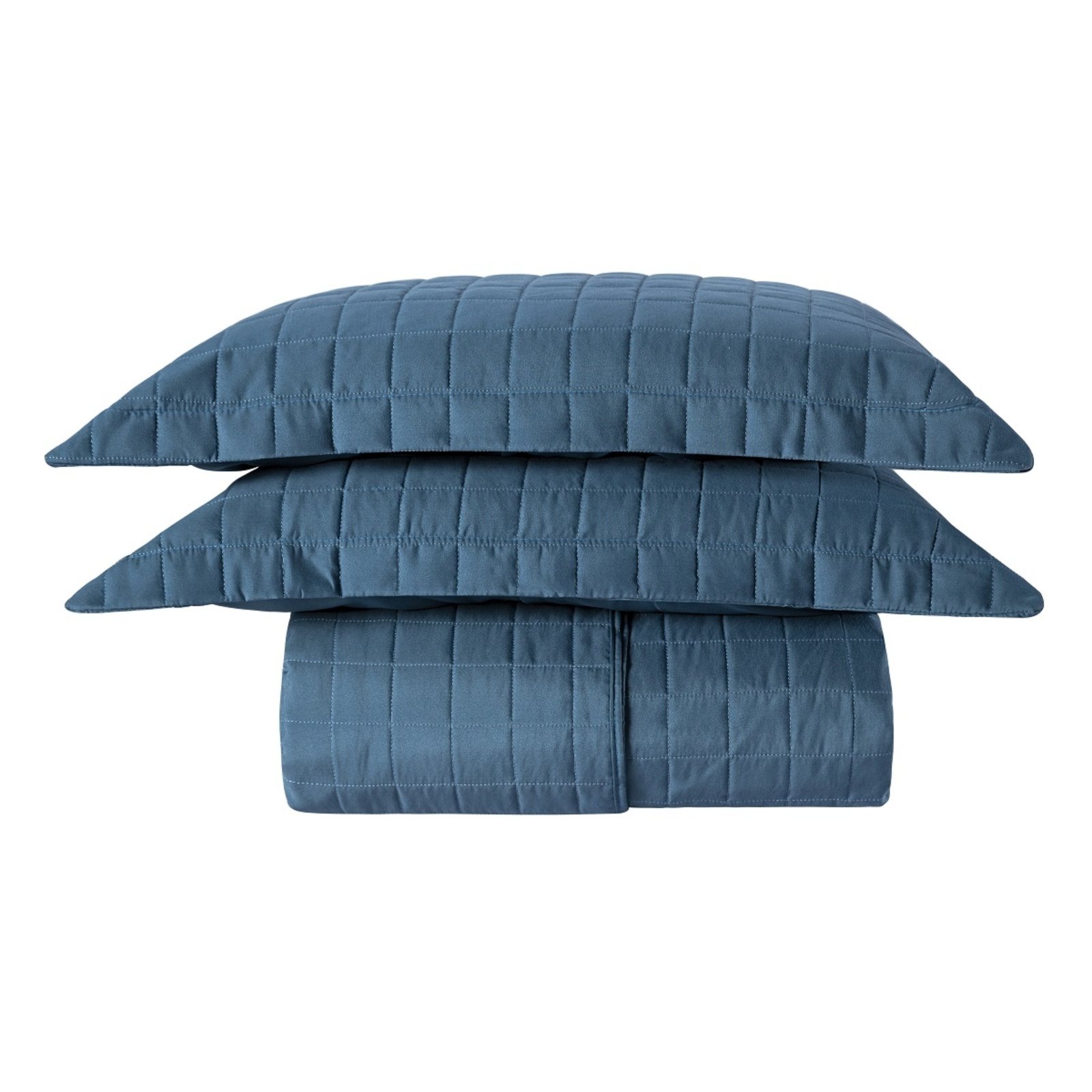 Cobre Leito King Basic 300 Fios 7 Peças Azul Butterfly