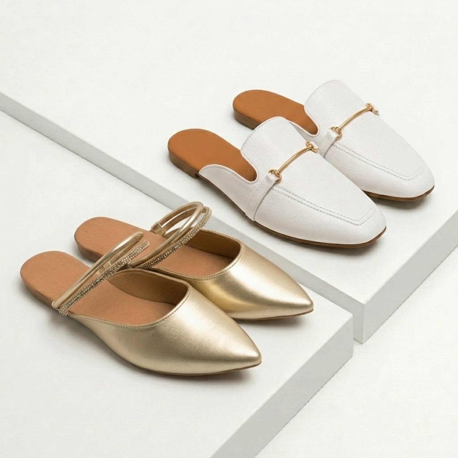 Kit Mule Feminino 2 em 1 Confortável Leve Ideal Para o Dia a Dia e Mule Confortável Calce Fácil