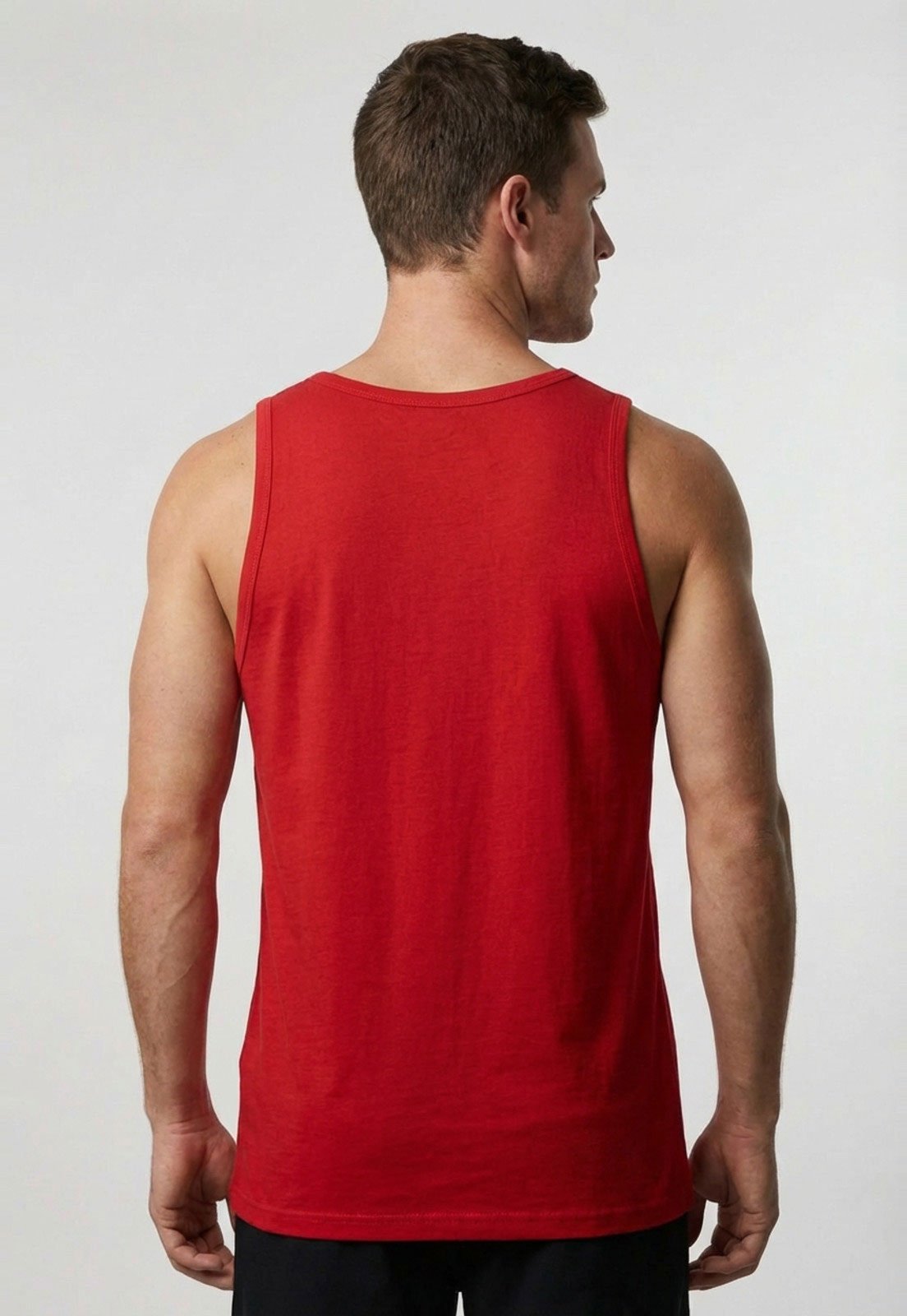 Regata Masculina Quiksilver Impaired Logo Vermelha