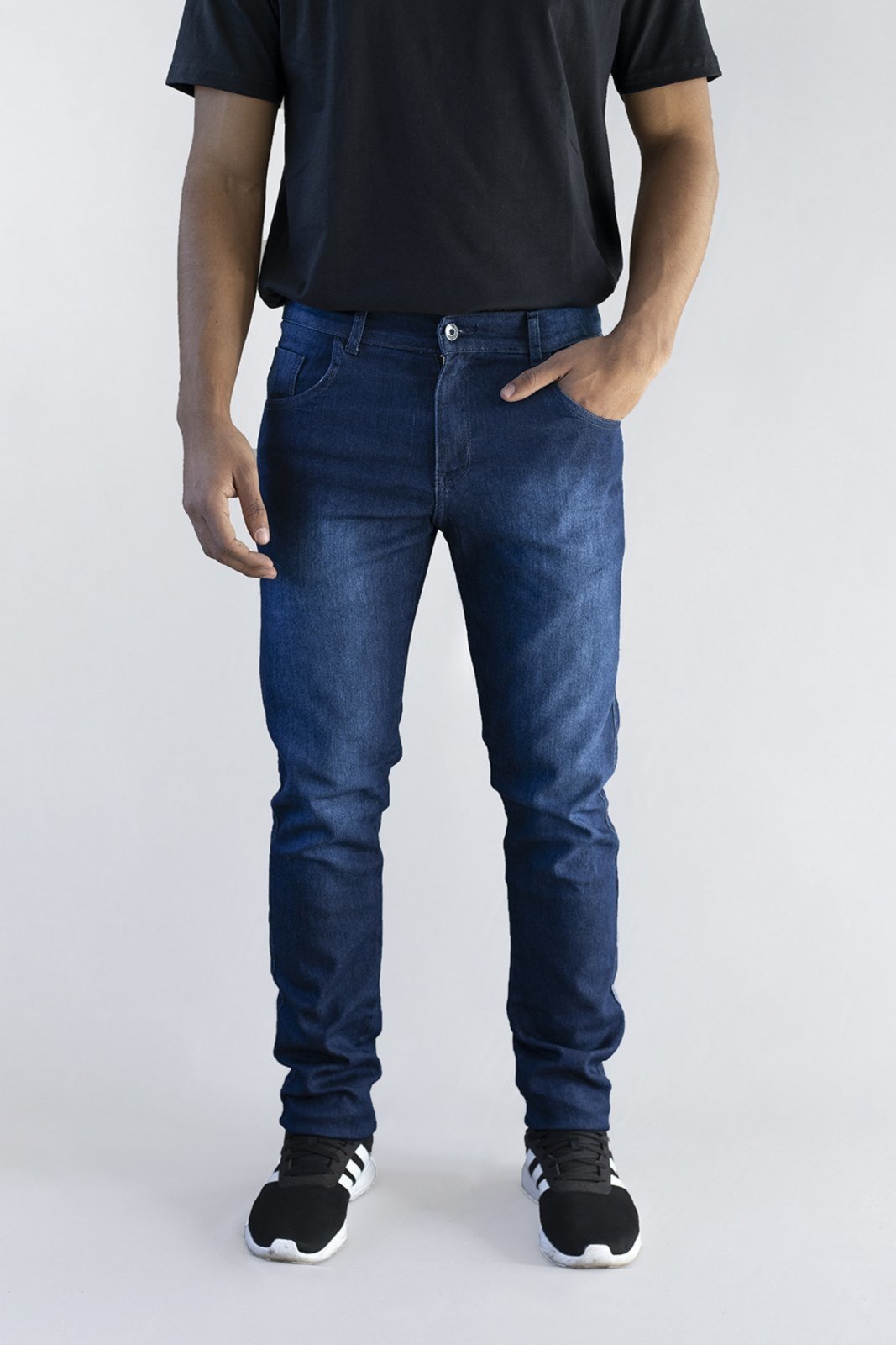 Calça Jeans Premium Tradicional Masculina Versatti Milão Azul