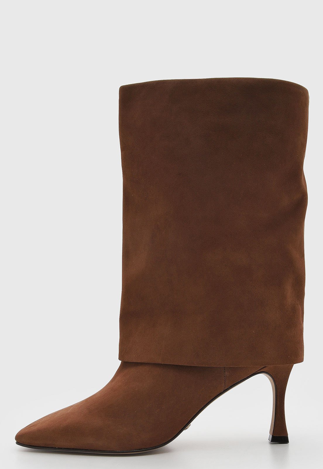 Bota Feminina Capodarte Couro Cano Alto Marrom