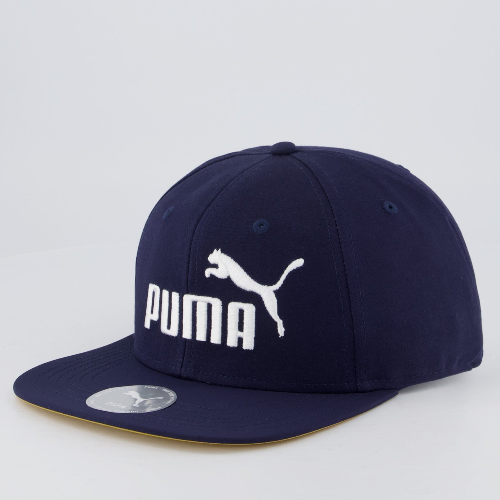 Vista 2 Boné Puma Flat Brim Marinho Puma azul marinho