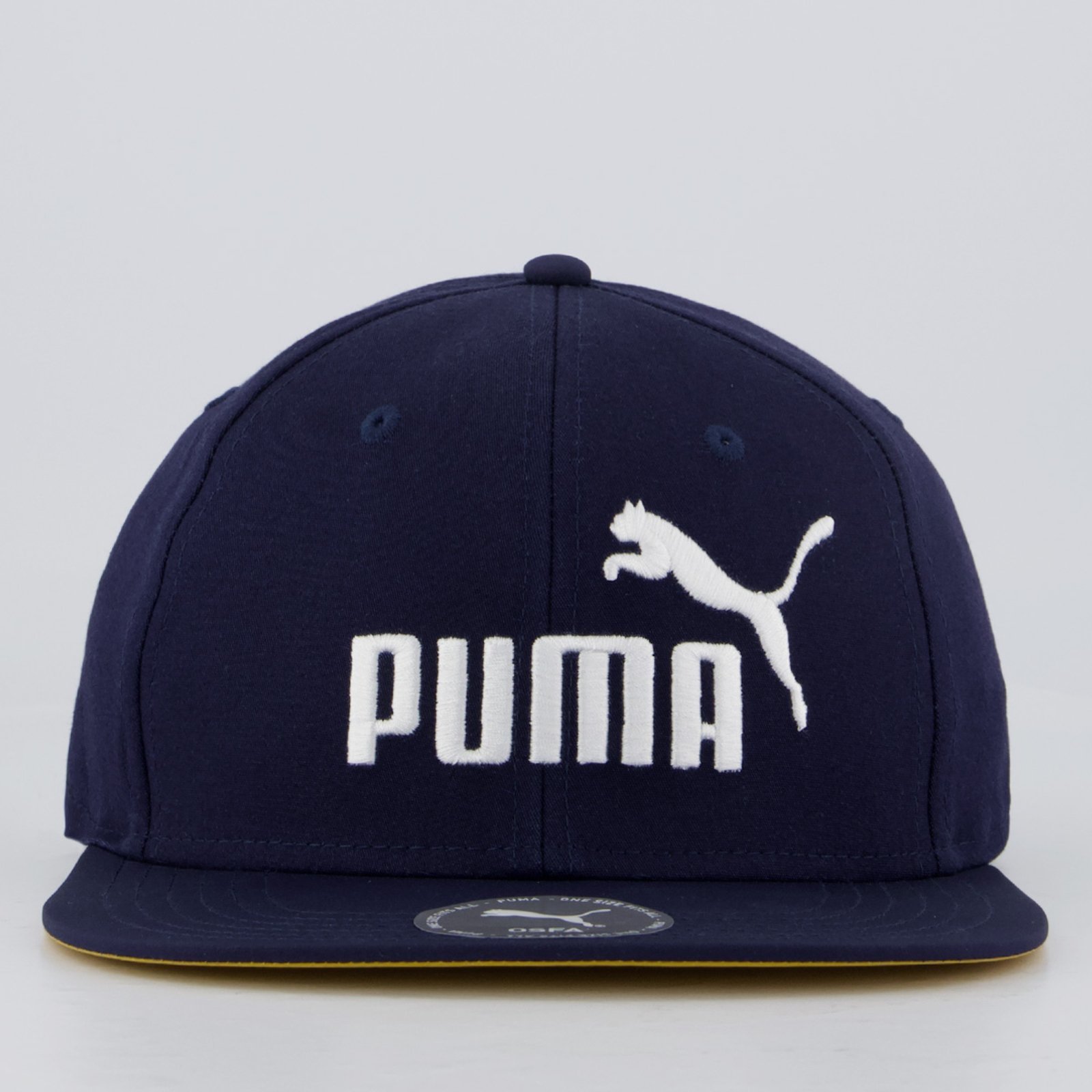 Vista 3 Boné Puma Flat Brim Marinho Puma azul marinho