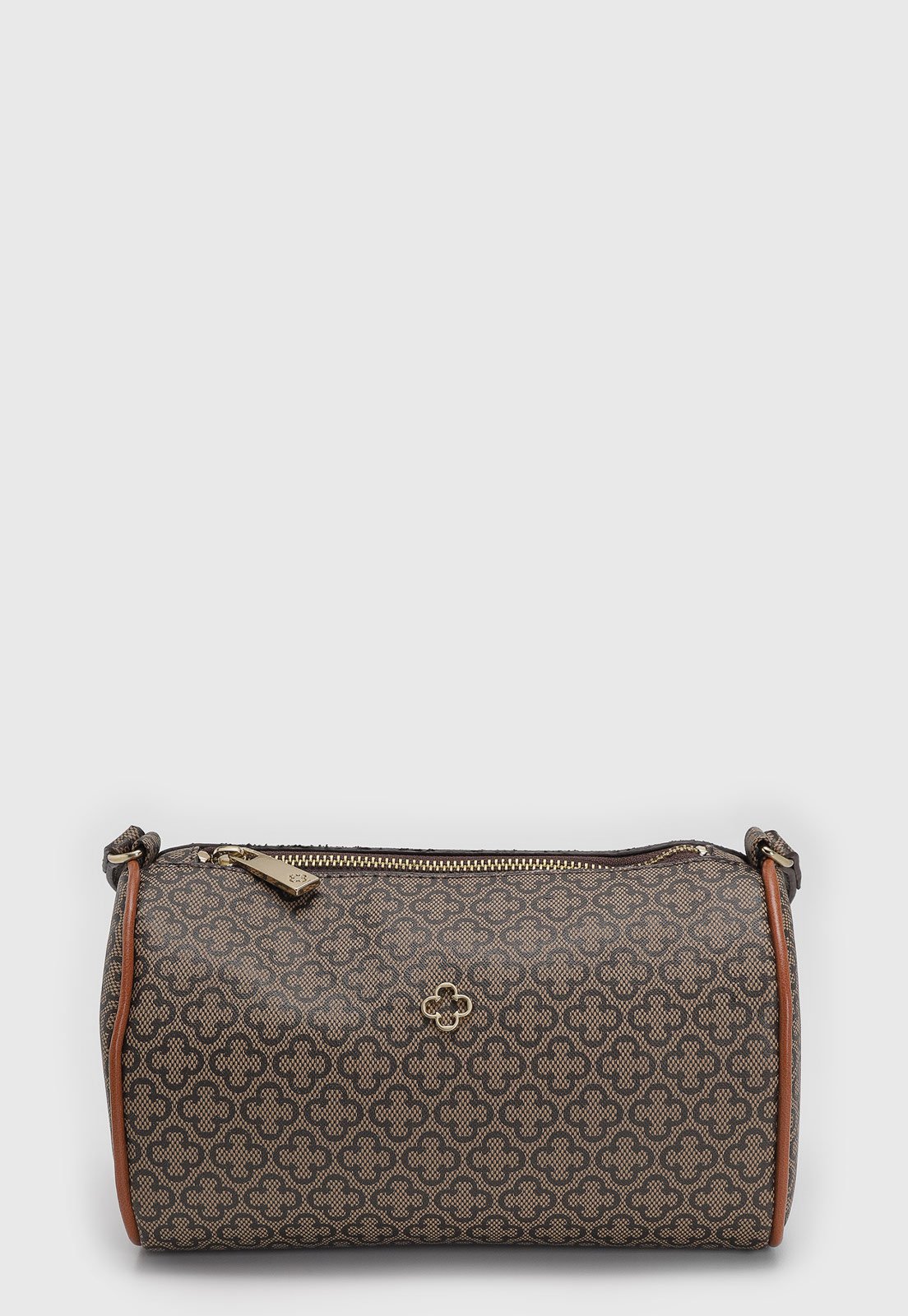 Bolsa Feminina Capodarte Monograma Média Marrom