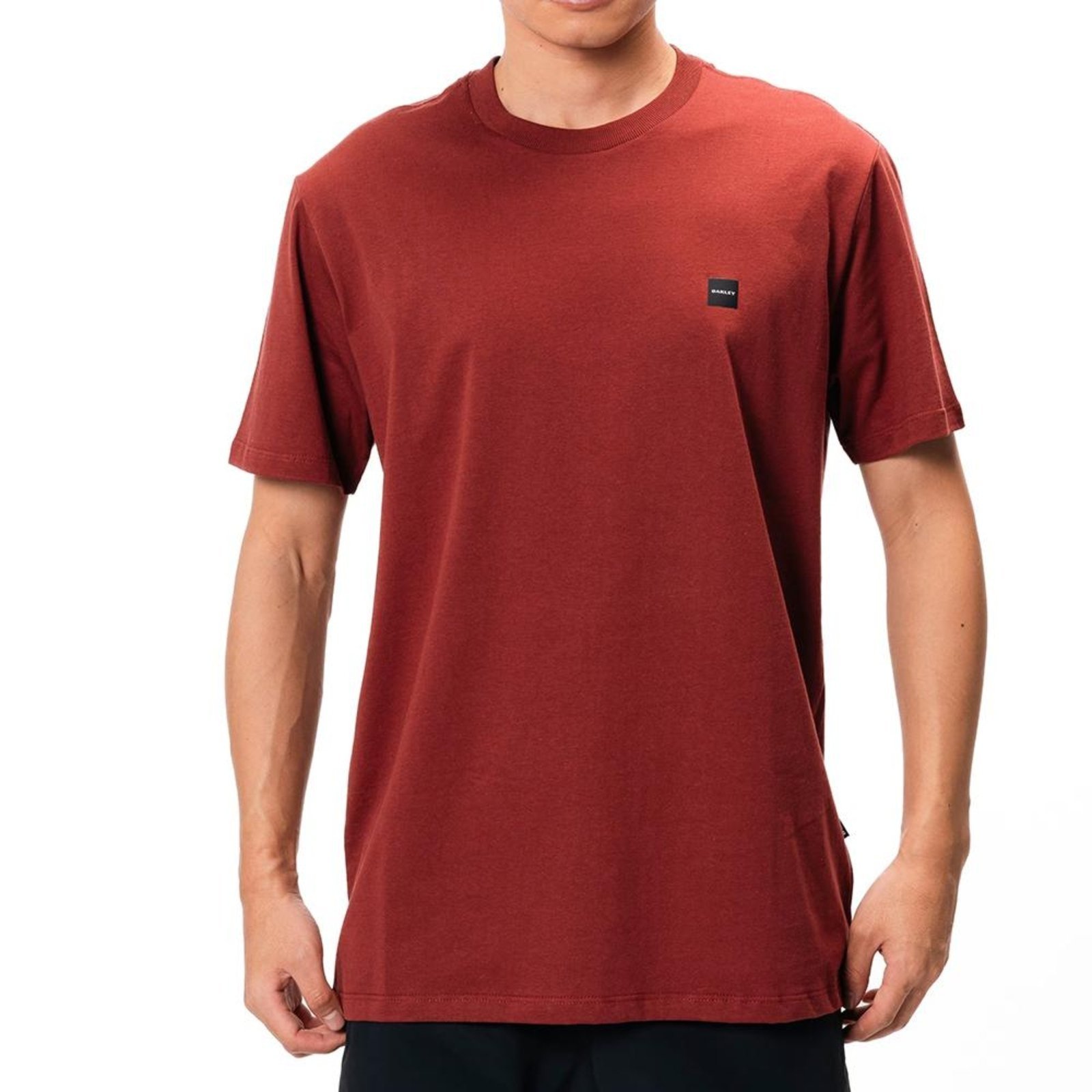 Vista 2 Camiseta Oakley Patch Tee II WT25 Masculina Red Night vermelho red Oakley vermelho red