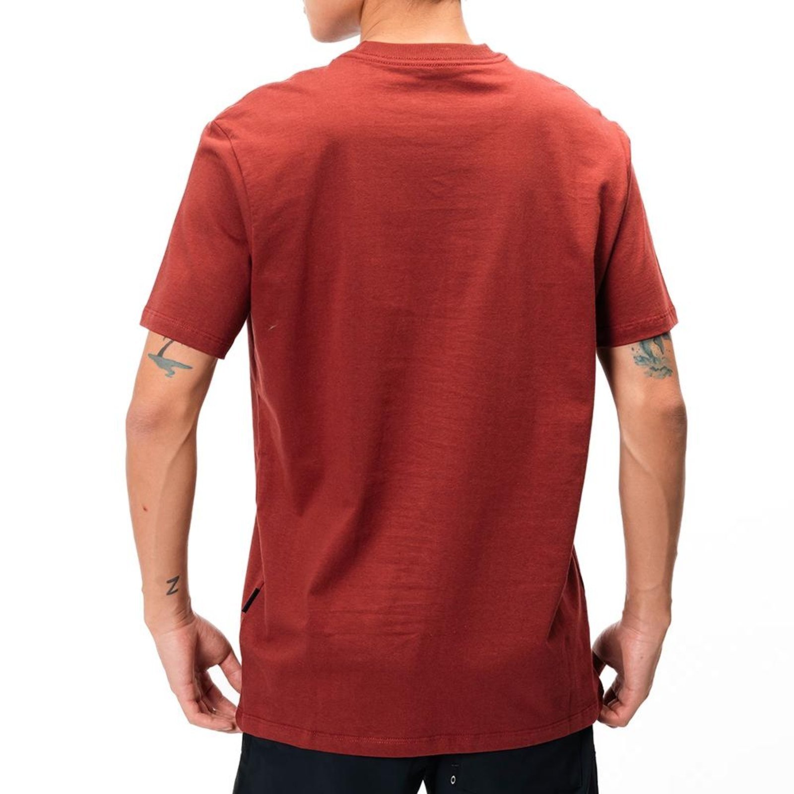 Vista 3 Camiseta Oakley Patch Tee II WT25 Masculina Red Night vermelho red Oakley vermelho red