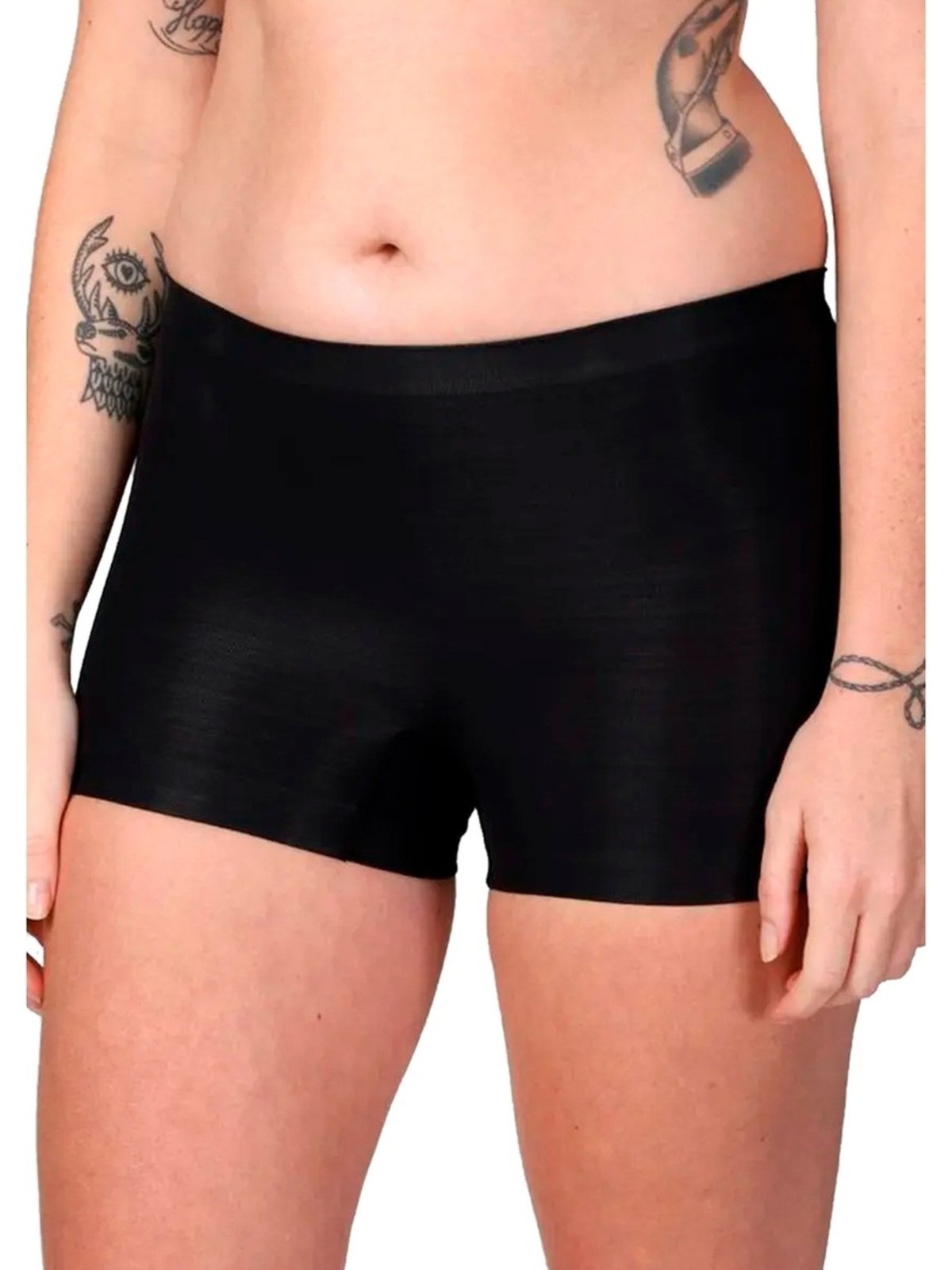 Vista 3 Kit com 2 Calcinhas Boxer Liz 74220 preto Liz preto