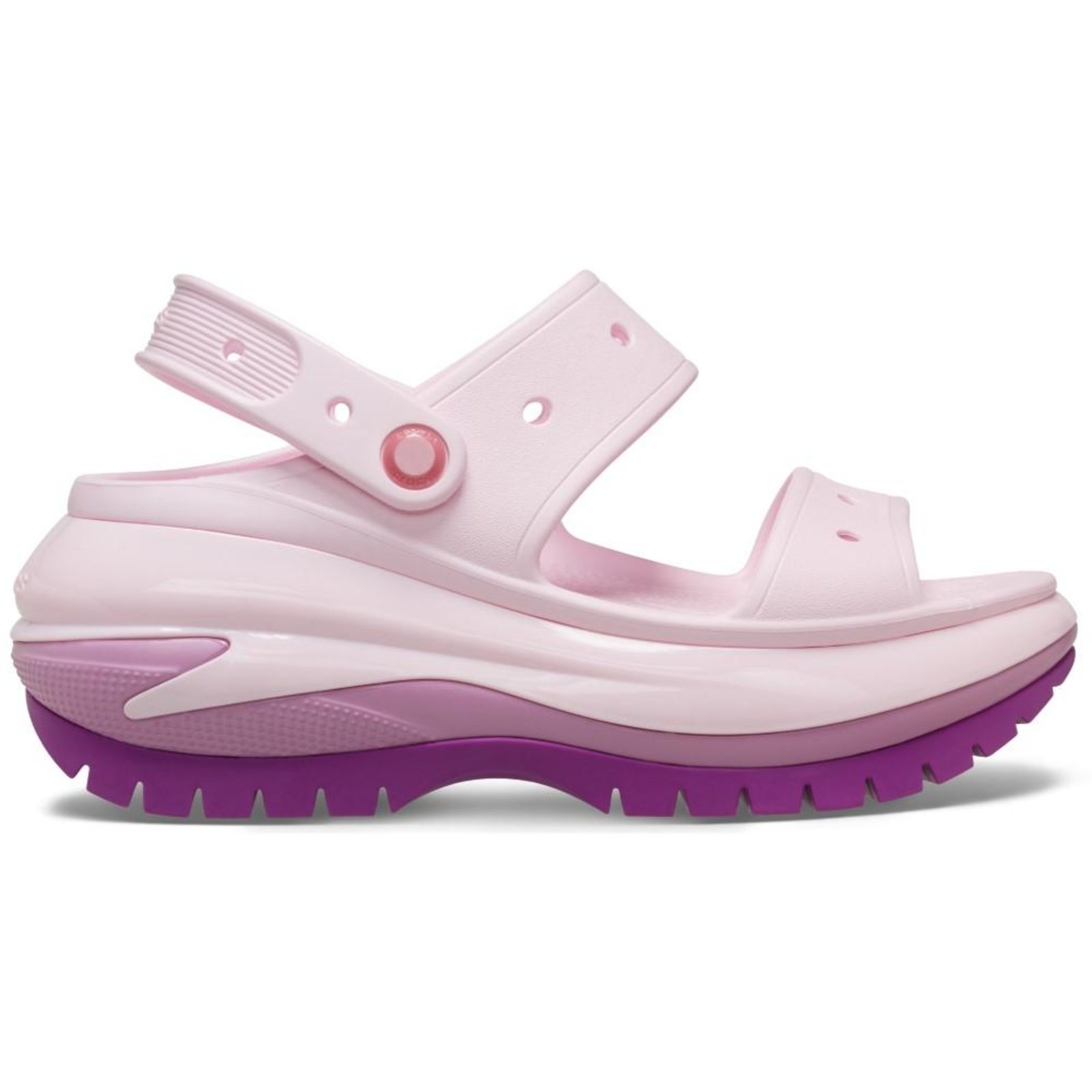 Sandália Crocs Classic Mega Crush Plataform Sandal HYDRANGEA Azul