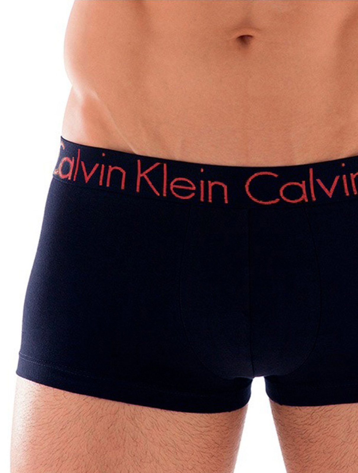 Vista 3 Cueca Calvin Klein Low Rise Trunk Mag Branca e Marinho Pack C11.04 AZ09 2UN azul marinho/branco Calvin Klein azul marinho/branco