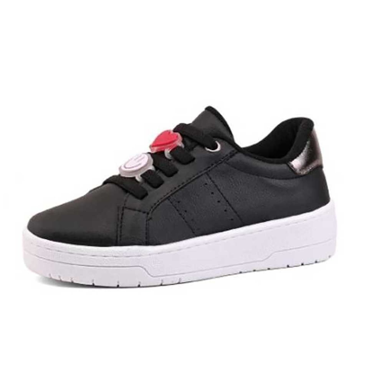 Vista 3 Infantil - Tênis Menina Izalu Emojis branco Izalu branco