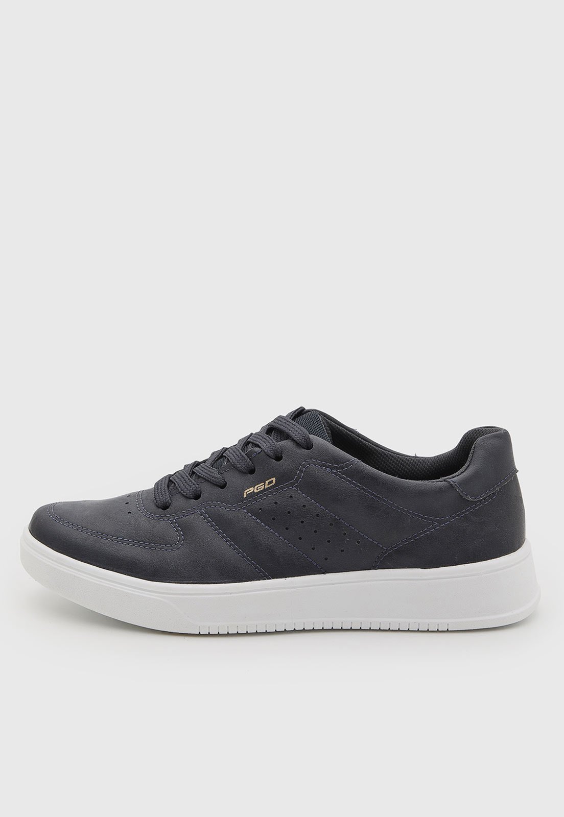 Tênis Masculino Pegada Cano Baixo Azul-marinho