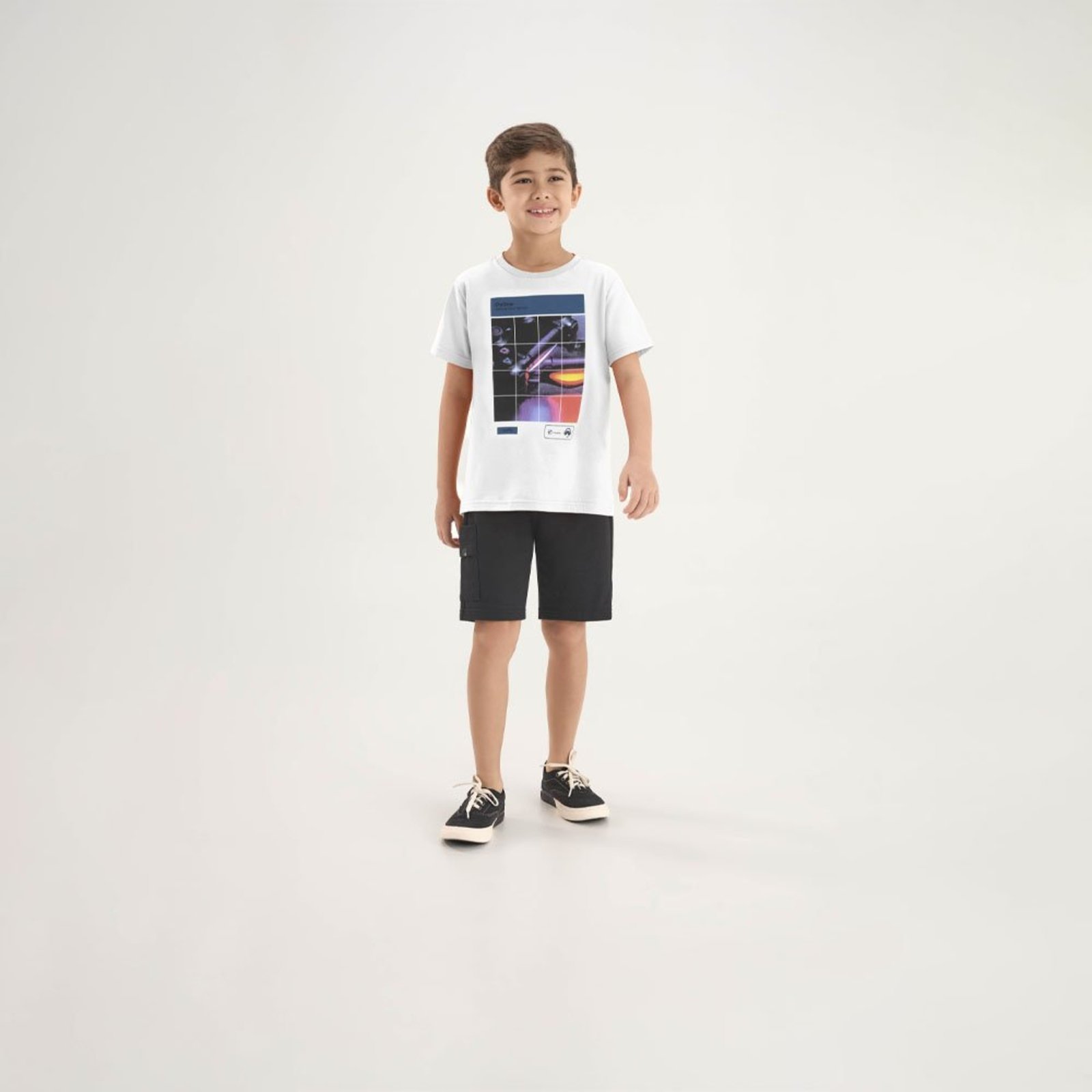 Infantil - Camiseta Branco Pulla Bulla Menino - 53859-3