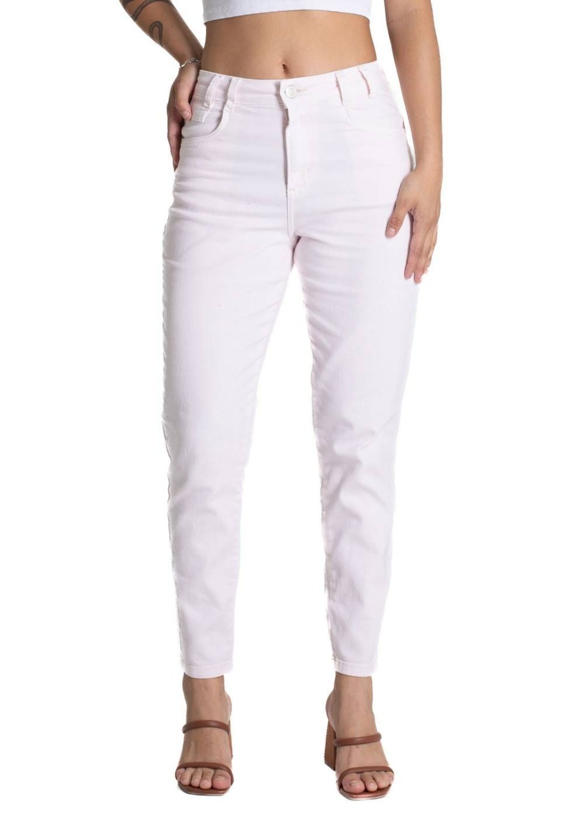 Calça Sarja Sawary Mom – 281691 – Rosa – Sawary